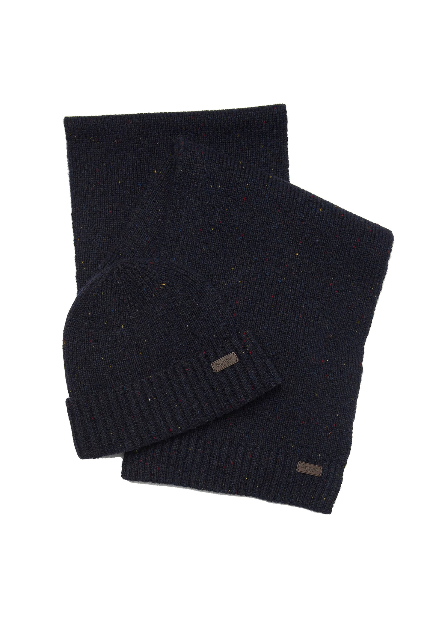 Set regalo Berretto e Sciarpa blu misto lana Carlton Barbour A26 262MMGS0047 NY31NY31 BARBOUR 