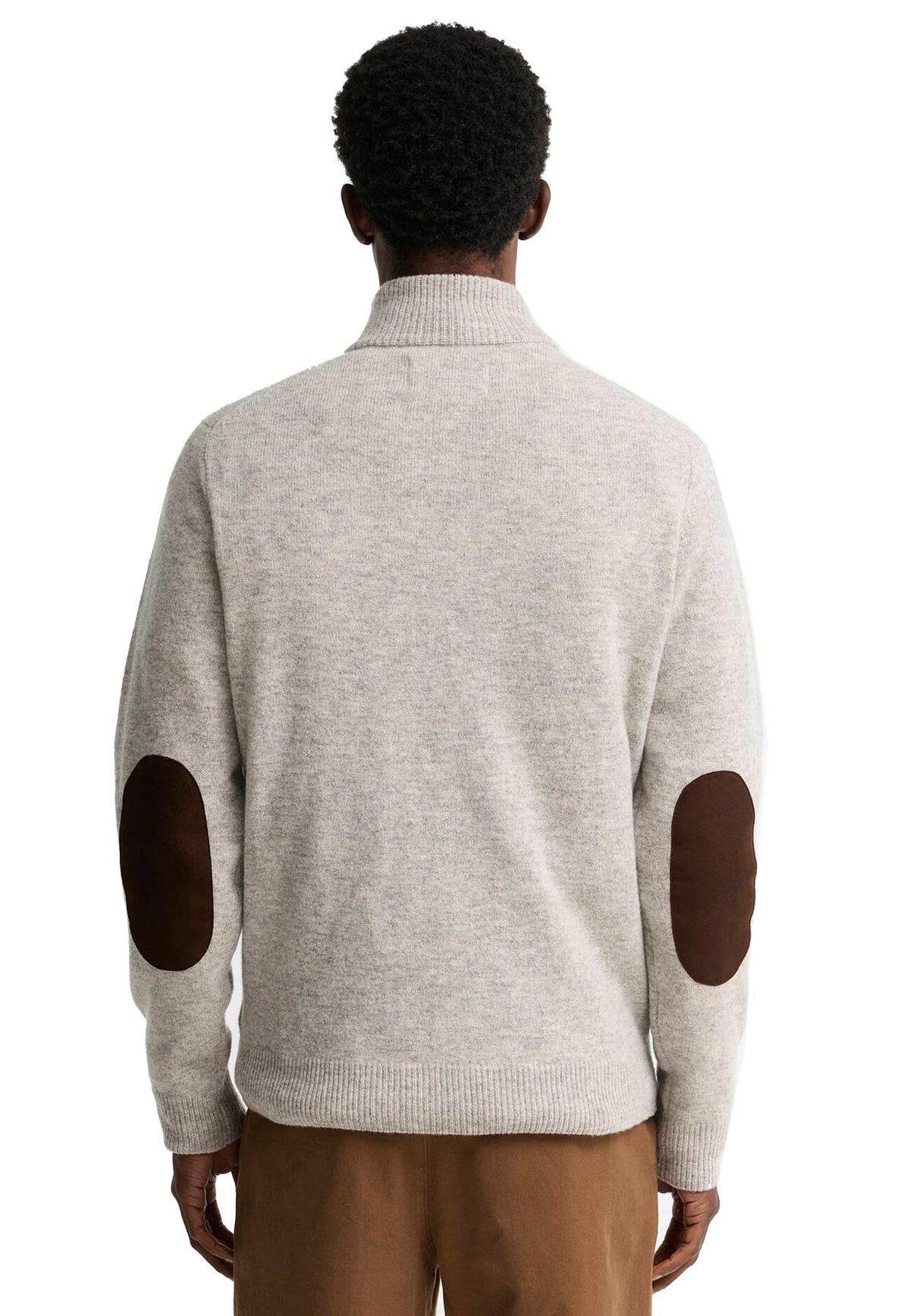 Maglione collo con bottoni grigio lana Barbour A26 262MMKN0585 GY31GY31 BARBOUR 