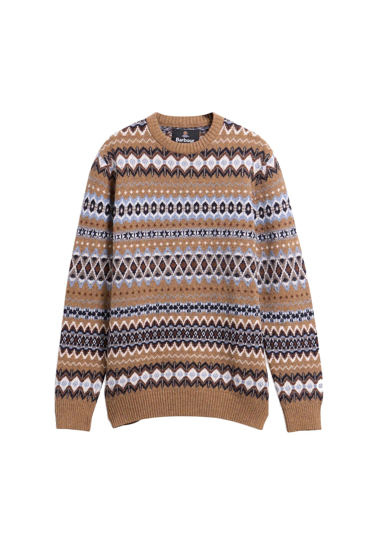 Maglione giricollo lana Case Fair Isle Barbour A26 262MMKN1027 BR94BR94 BARBOUR 