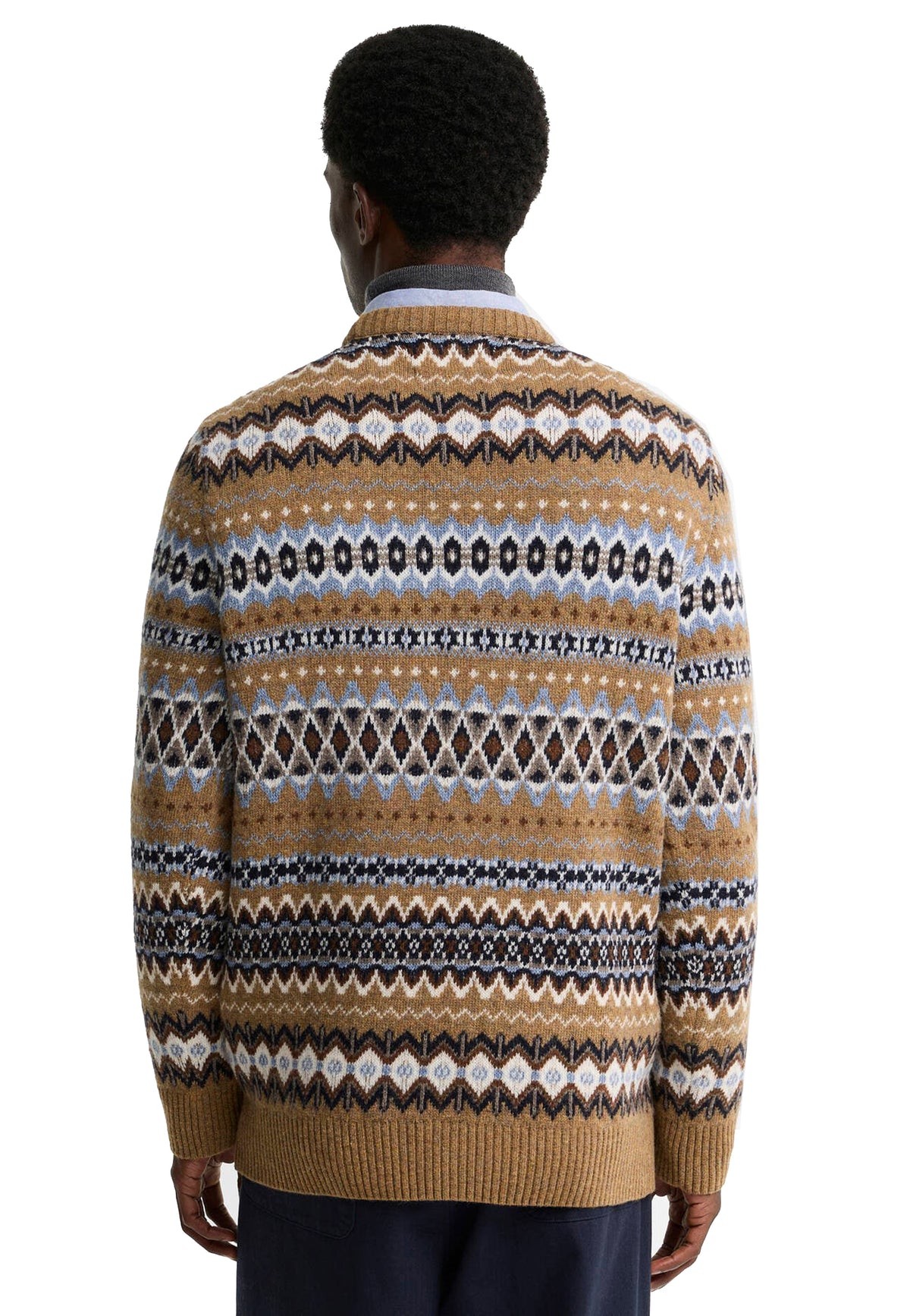 Maglione giricollo lana Case Fair Isle Barbour A26 262MMKN1027 BR94BR94 BARBOUR 