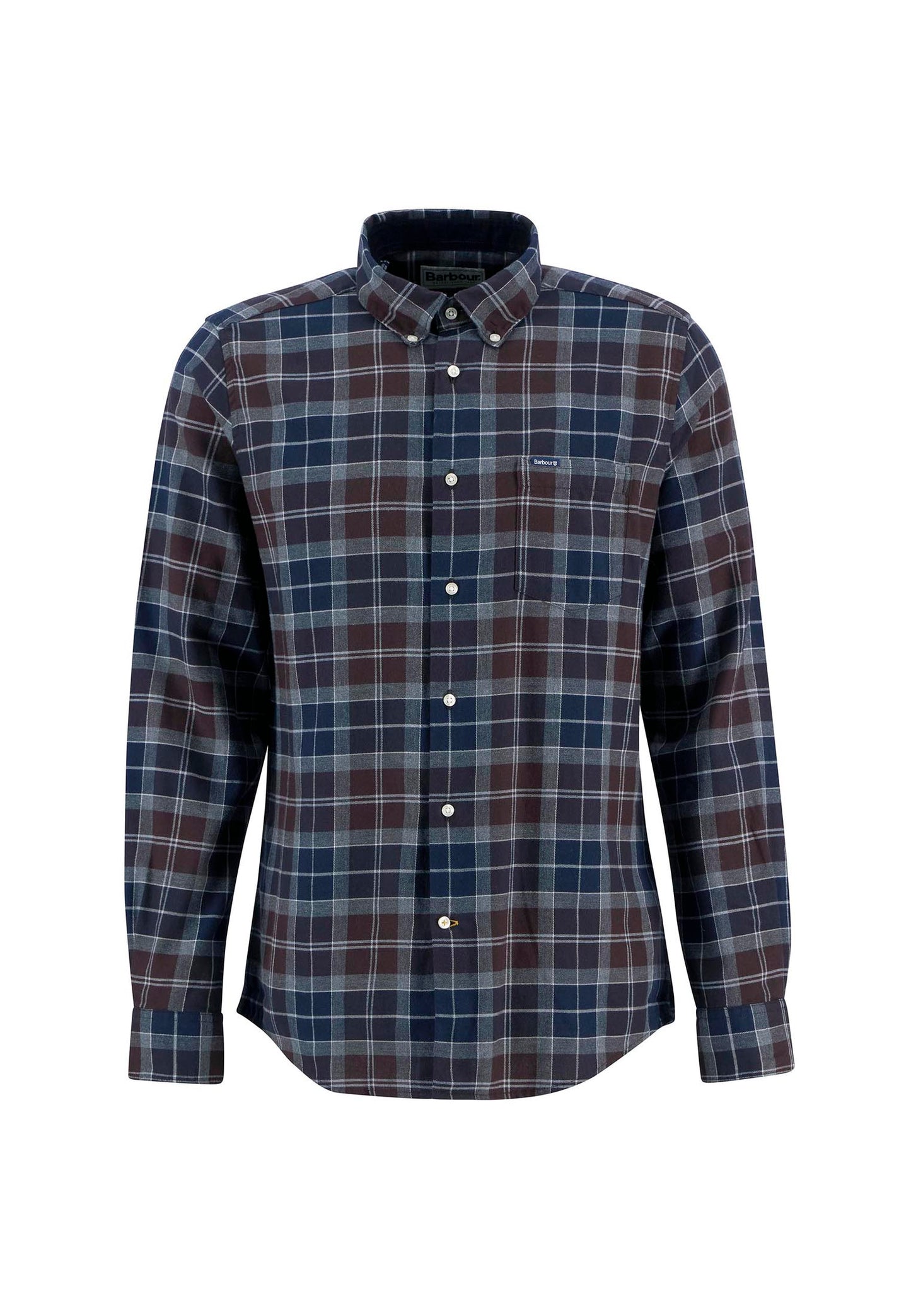 Camicia tartan blu bordeaux cotone Fortrose Barbour A26 262MMSH4991 TN38TN38 BARBOUR 