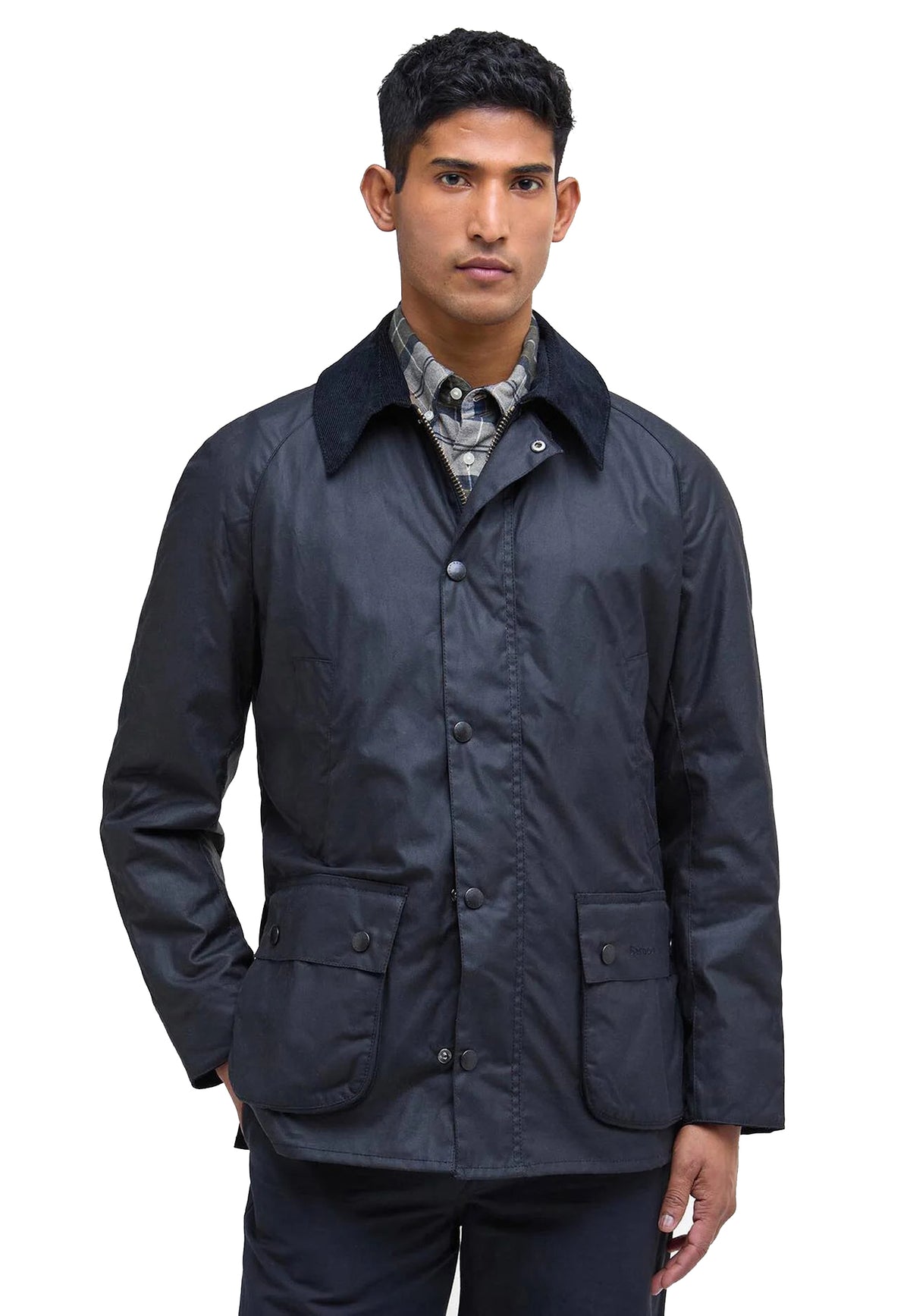 Giacca blu cotone cerato Ashby Barbour A26 262MMWX0339 NY92NY92 BARBOUR 