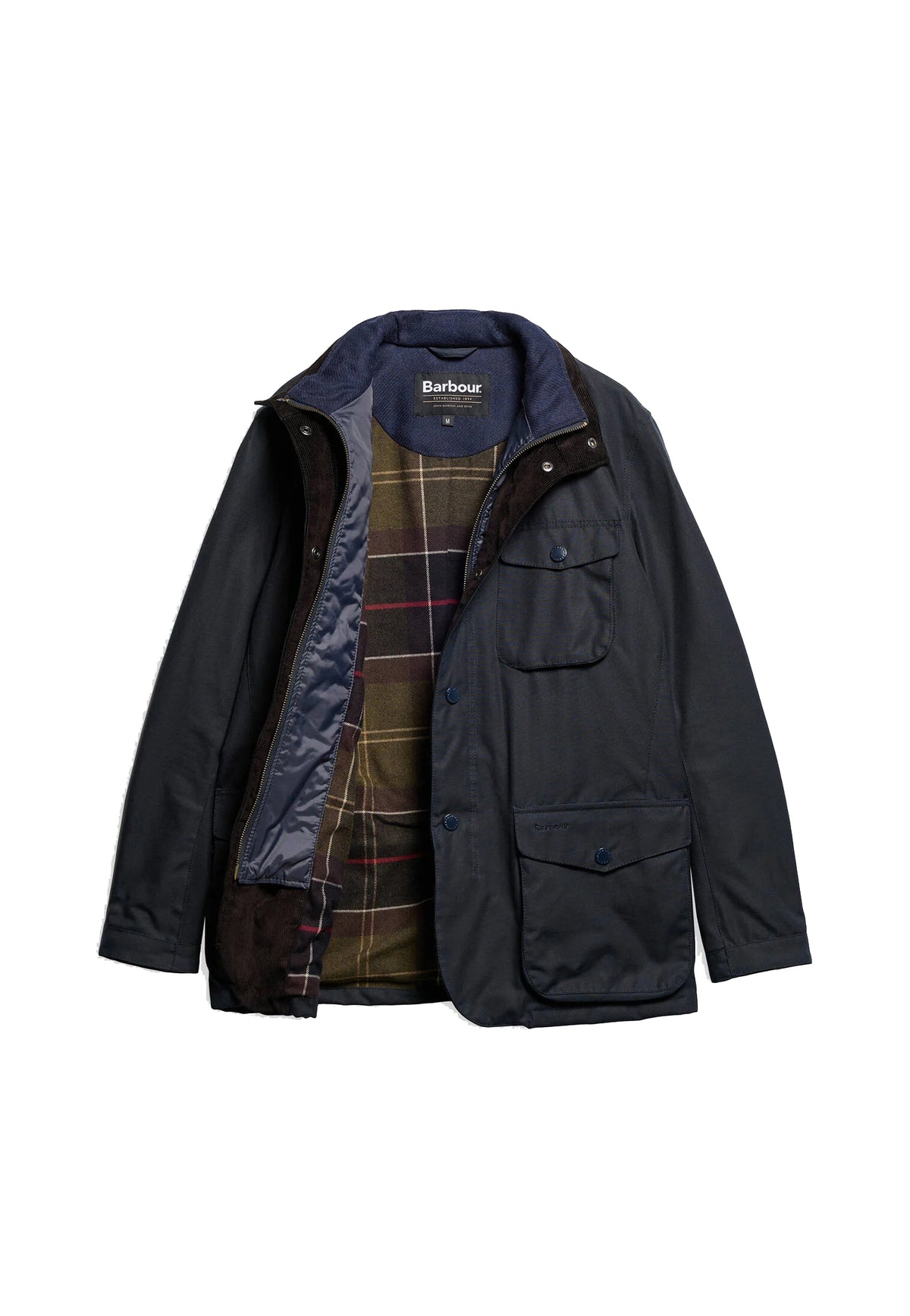 Giacca blu cotone cerato Ogston Barbour A26 262MMWX0700 NY51NY51 BARBOUR 