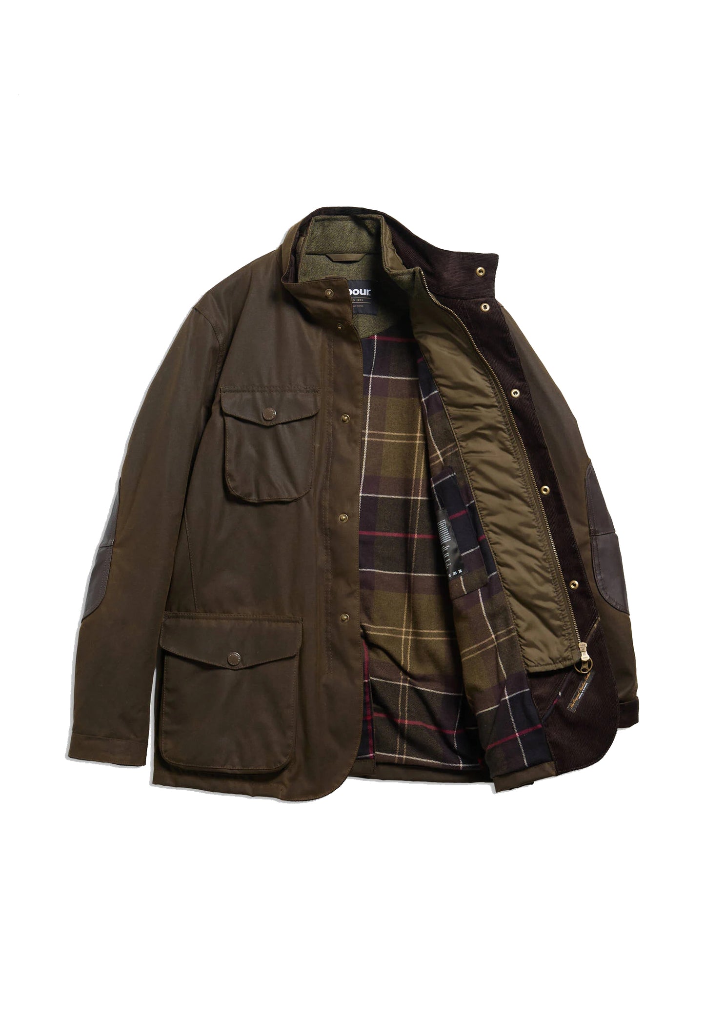 Giacca verde cotone cerato Ogston Barbour A26 262MMWX0700 OL51OL51 BARBOUR 