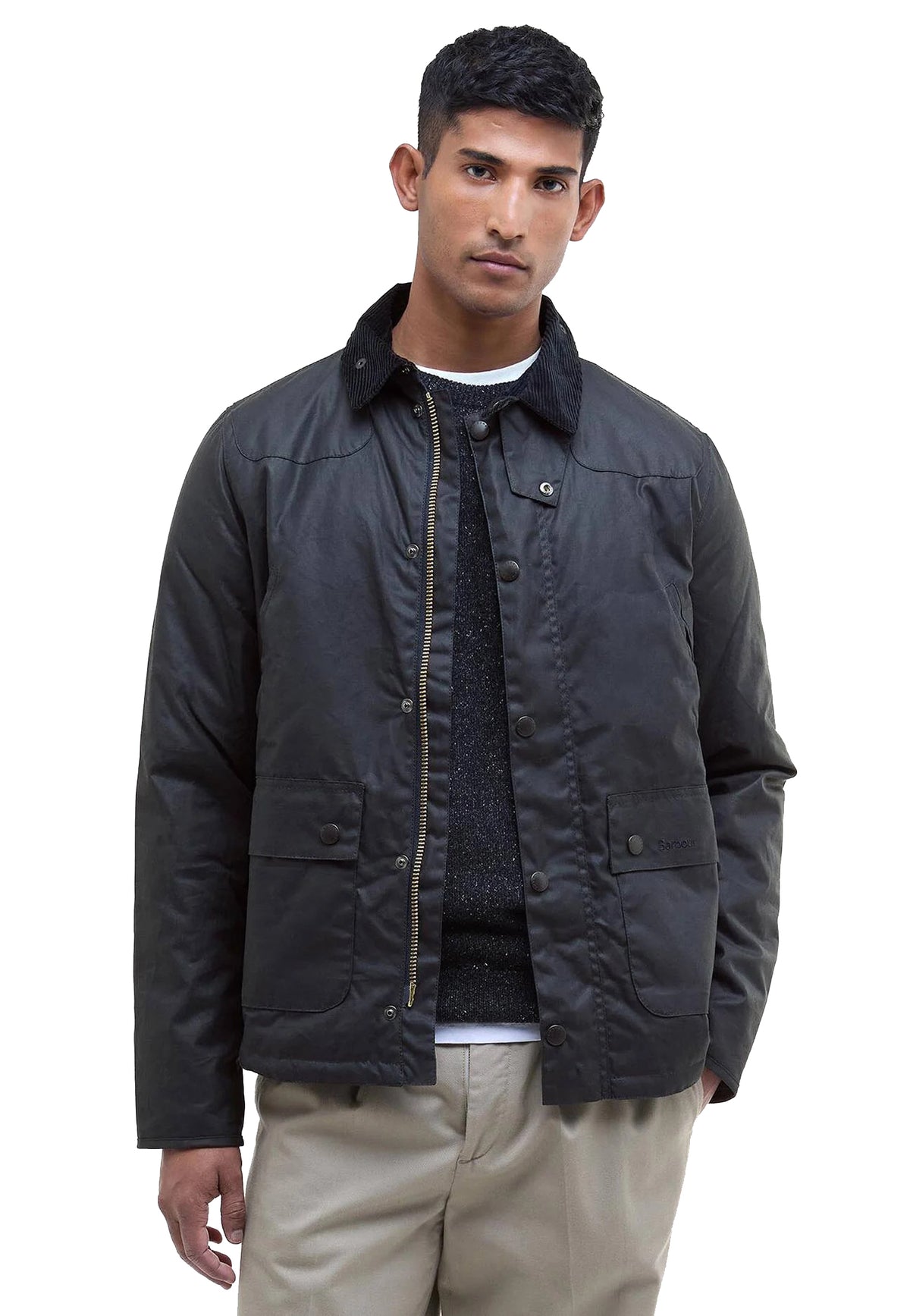 Giacca cotone certato blu Reelin Barbour A26 262MMWX1106 NY92NY92 BARBOUR 