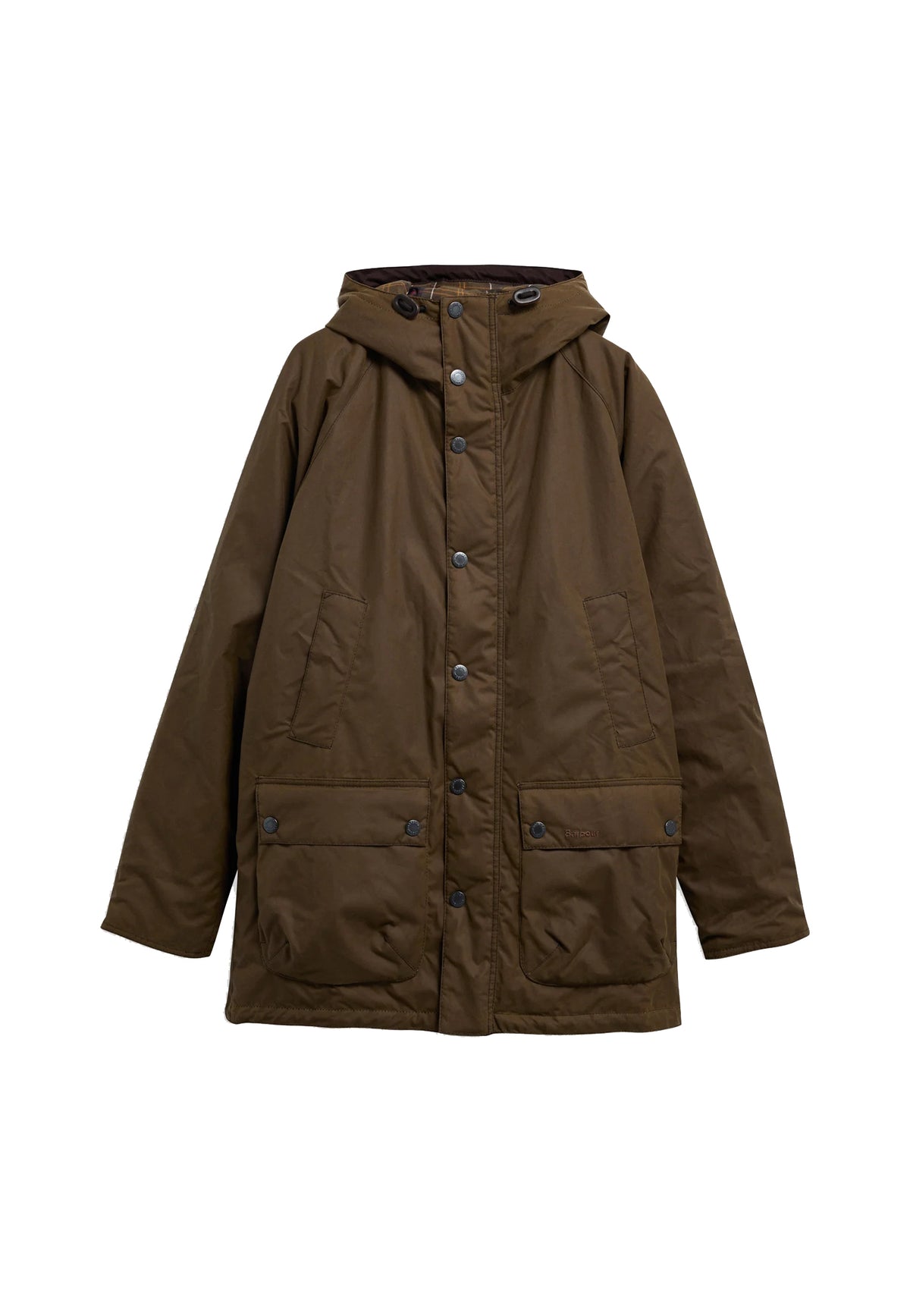 Giacca Parka lungo marrone con cappuccio cotone cerato Bedale Barbour A26 262MMWX2494 BR71BR71 BARBOUR 