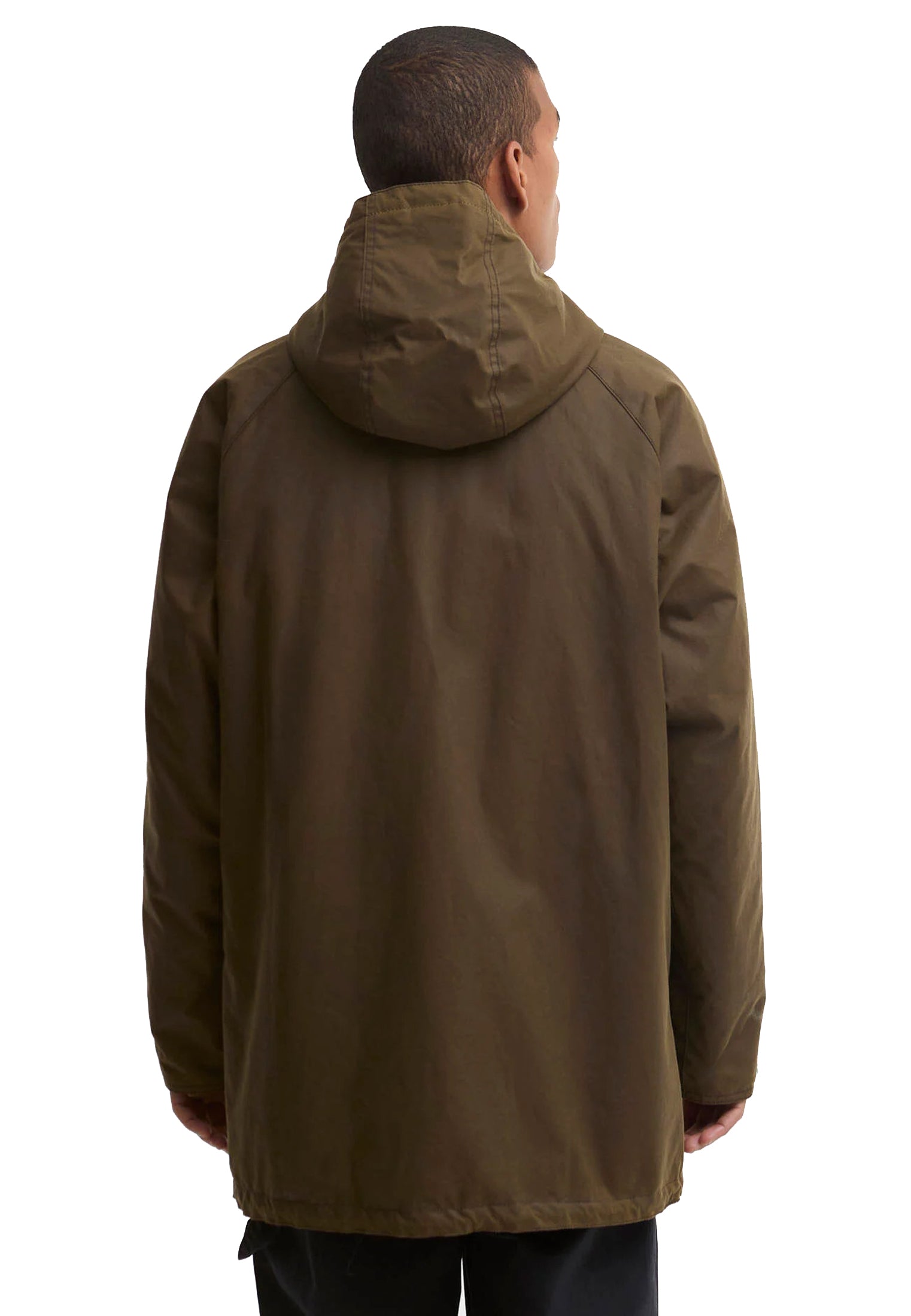 Giacca Parka lungo marrone con cappuccio cotone cerato Bedale Barbour A26 262MMWX2494 BR71BR71 BARBOUR 