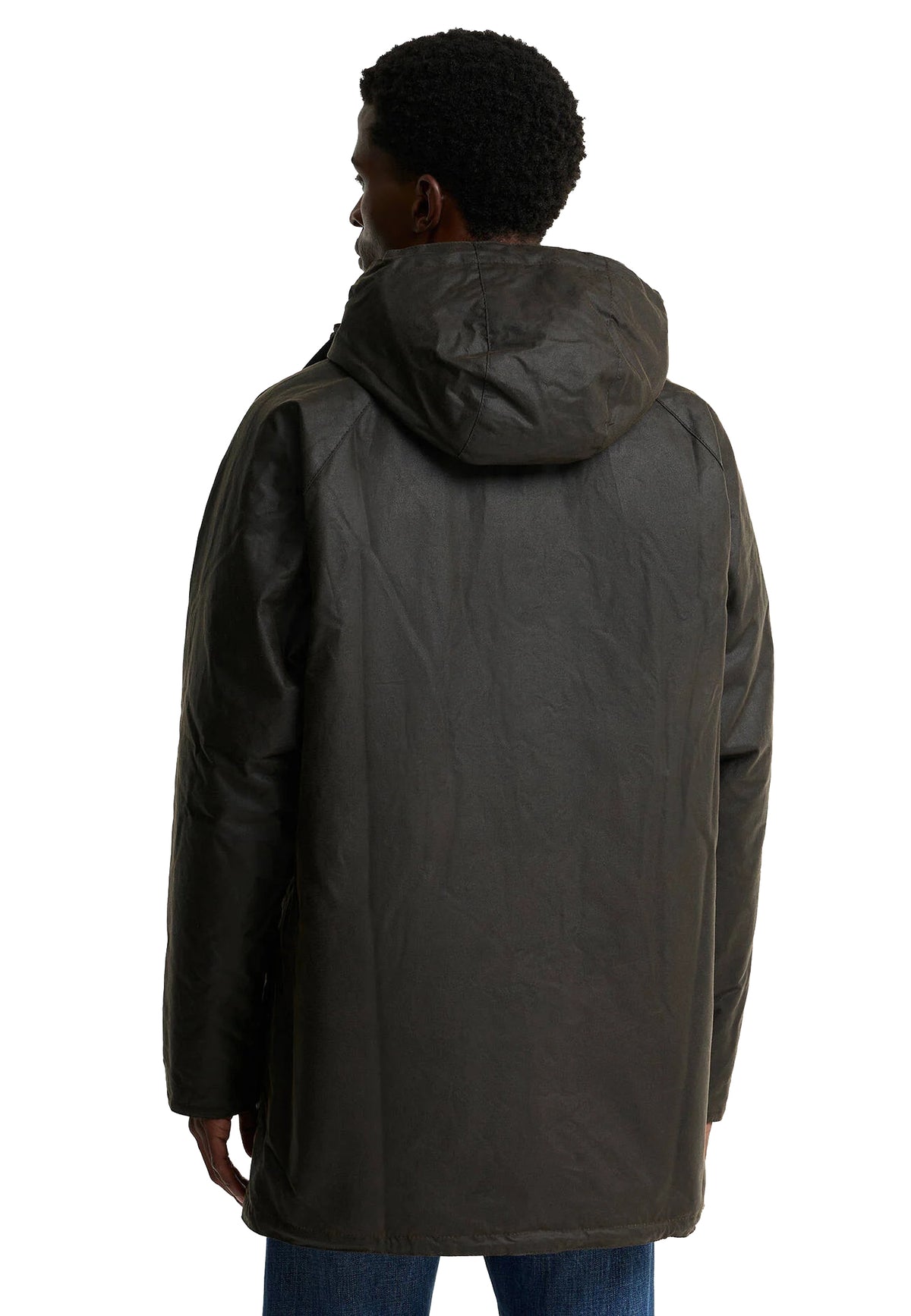 Giacca Parka lungo verde con cappuccio cotone cerato Bedale Barbour A26 262MMWX2494 OL71OL71 BARBOUR 