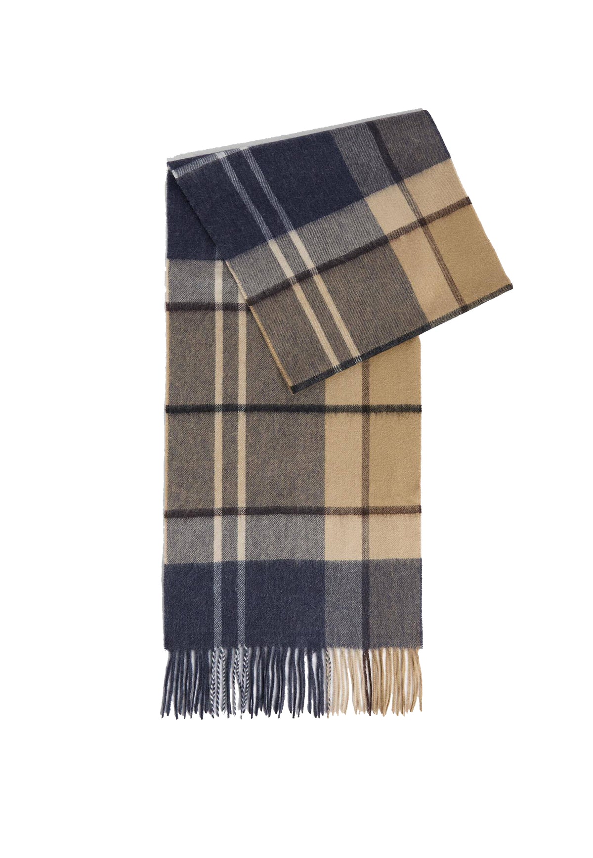 Sciarpa invernale tartan beige misto lana e cashmere Carrbridge Barbour A26 262MUSC0373 TN39TN39 BARBOUR 