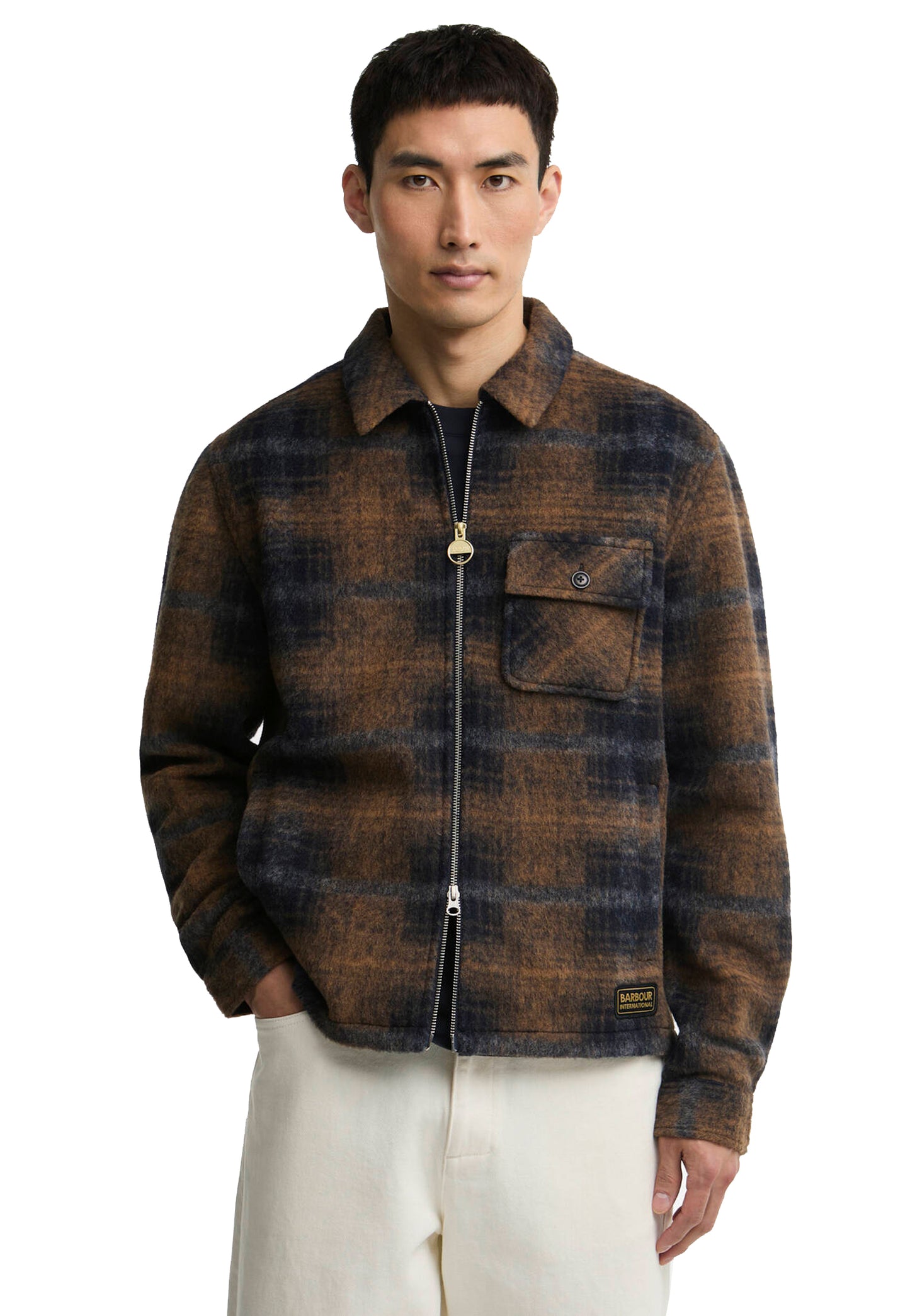 Giacca Overshirt Oswald misto lana Barbour A26 262MMFL0229 NY91NY91 BARBOUR INT. 
