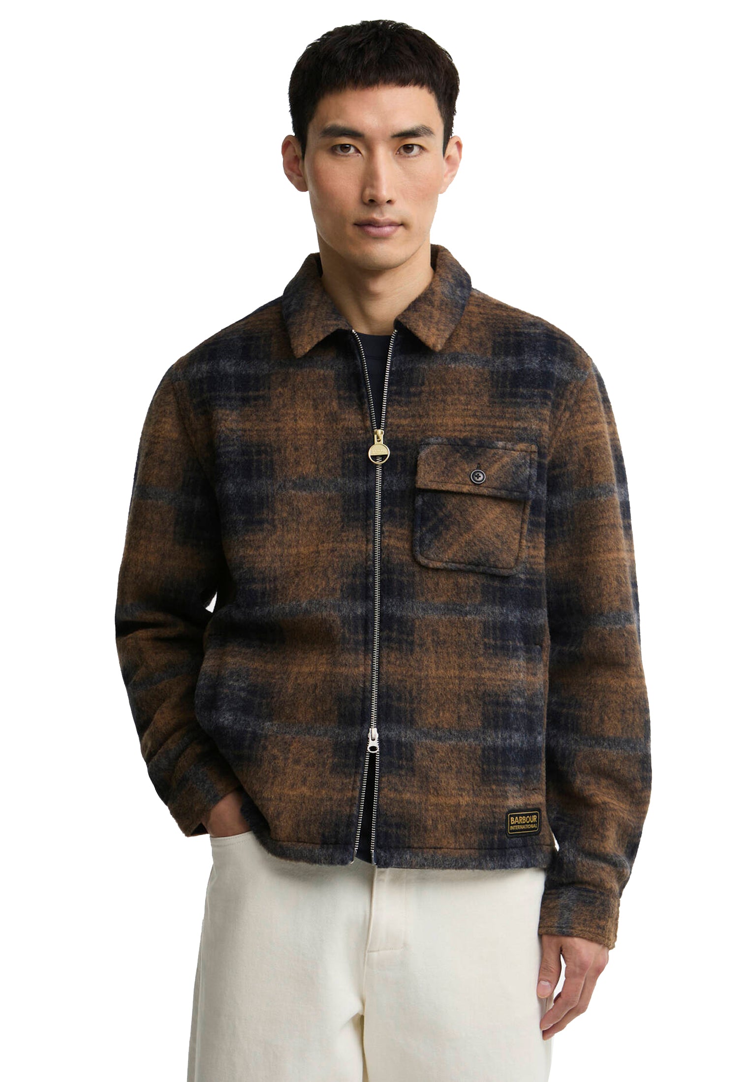 Giacca Overshirt Oswald misto lana Barbour A26 262MMFL0229 NY91NY91 BARBOUR INT. 