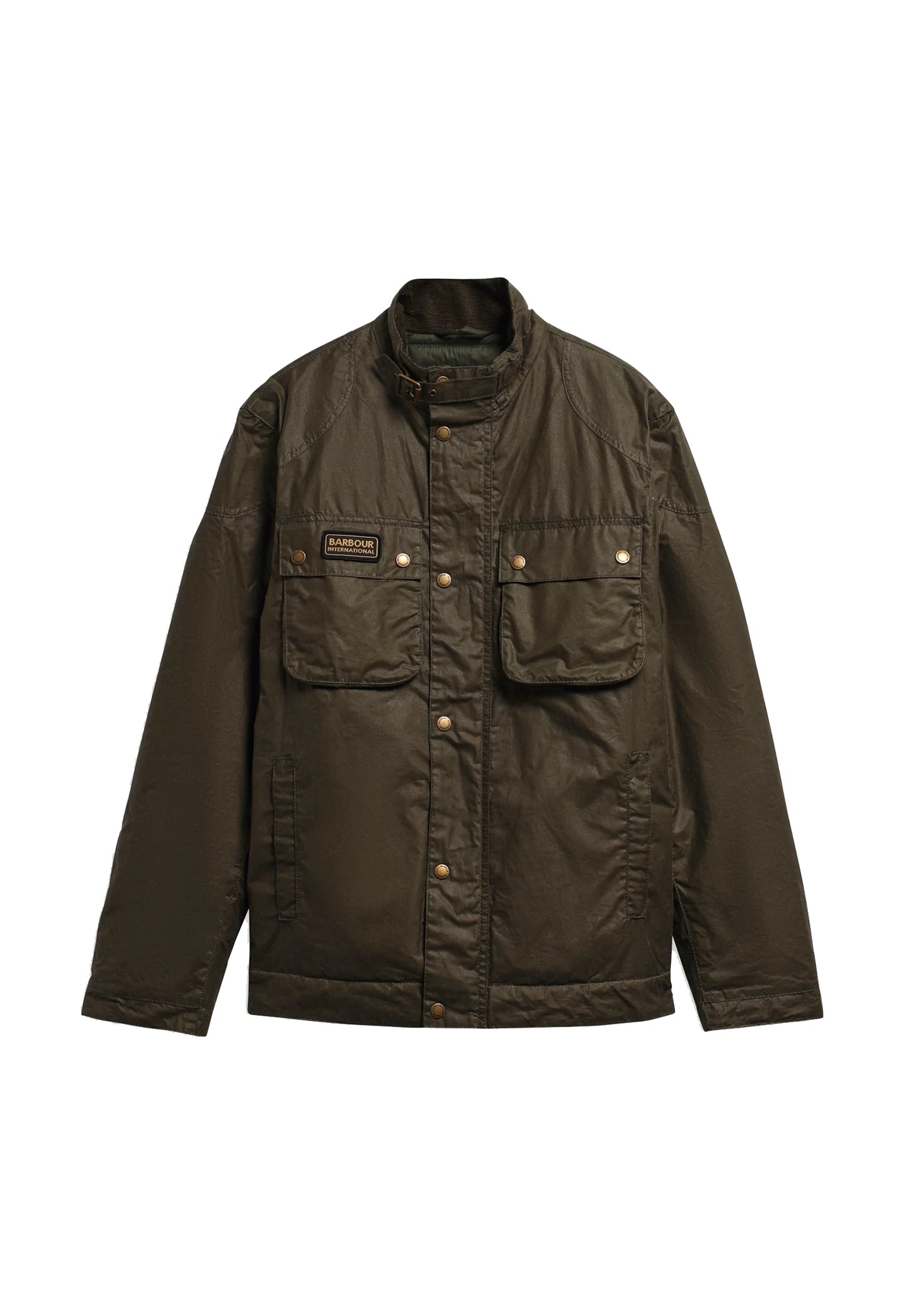 Giacca cerata cotone verde oliva invernale Merton Barbour A26 262MMWX2601 OL54OL54 BARBOUR INT. 