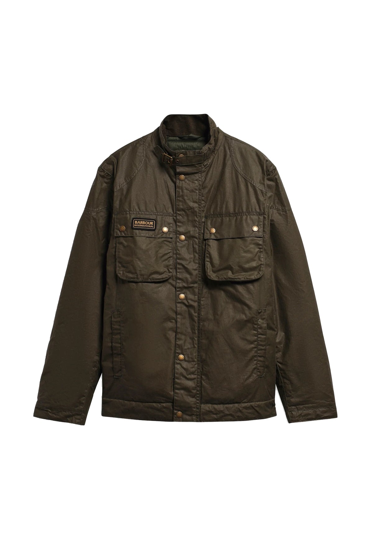Giacca cerata cotone verde oliva invernale Merton Barbour A26 262MMWX2601 OL54OL54 BARBOUR INT. 