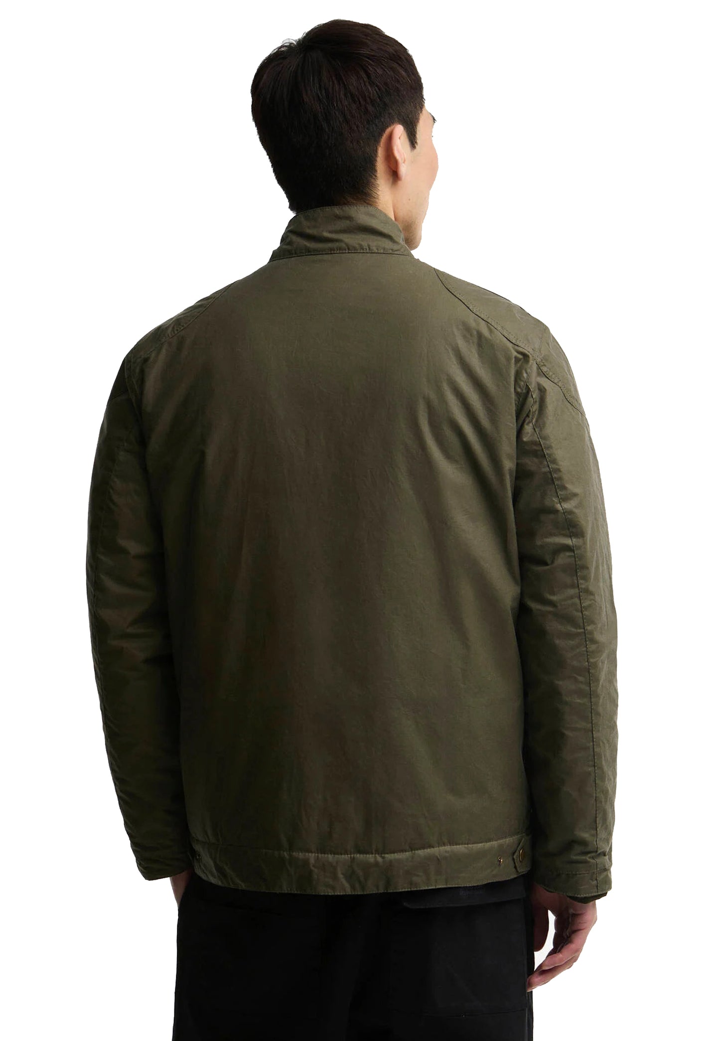 Giacca cerata cotone verde oliva invernale Merton Barbour A26 262MMWX2601 OL54OL54 BARBOUR INT. 