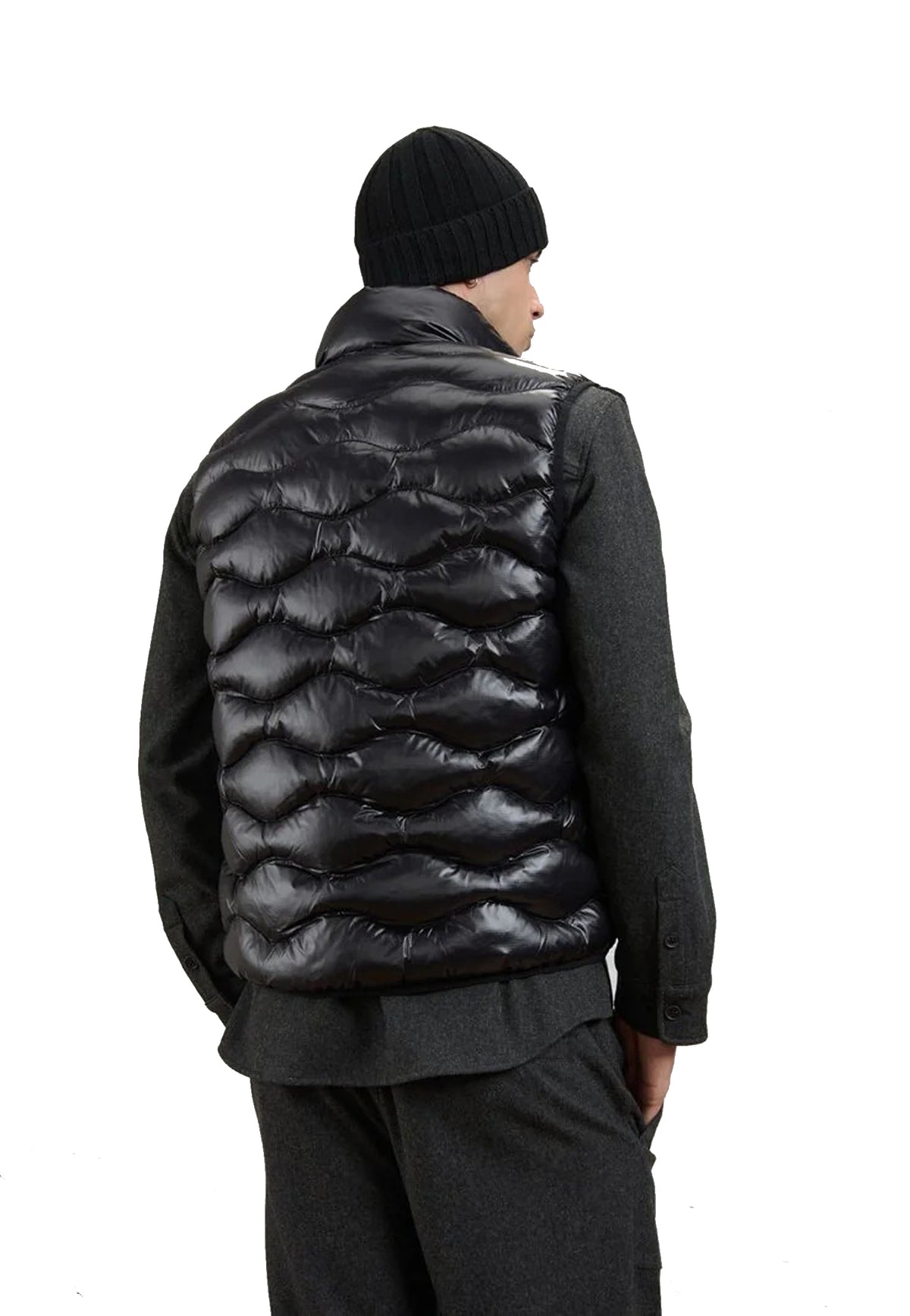 Smanicato Gilet nero imbottito ovatta Blauer A26 26WBLUX02055 999EI999EI BLAUER 