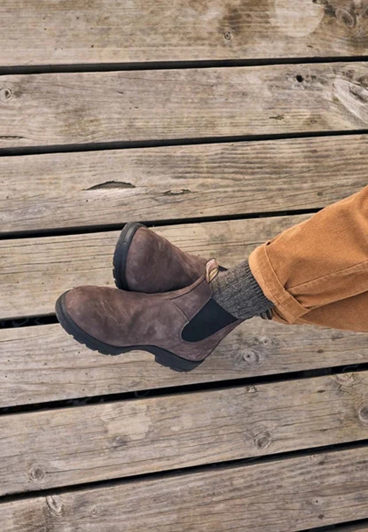 Stivaletti in pelle marrone nabuk 2345 Blundstone A26 262M2345 23452345 BLUNDSTONE 