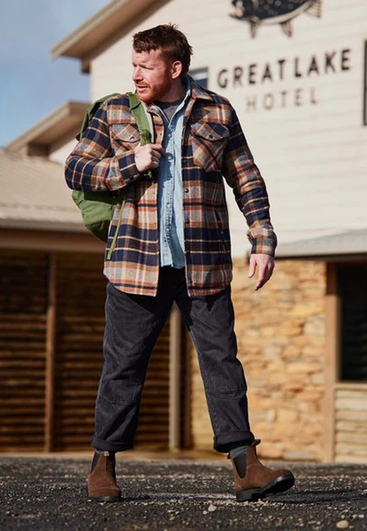 Stivaletti in pelle camoscio marrone 2410 Blundstone A26 262M2410 24102410 BLUNDSTONE 