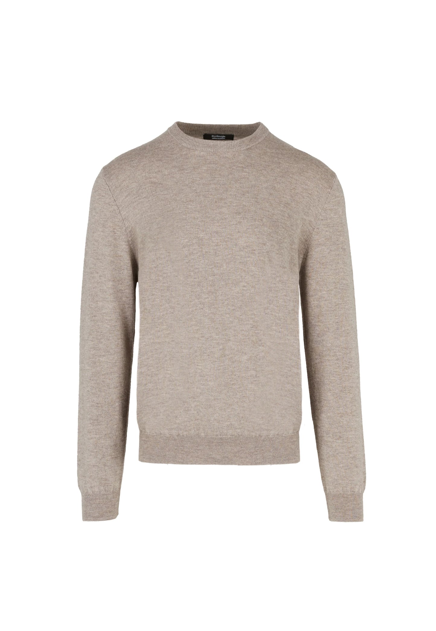 Maglione girocollo beige invernale lana regular fit Bomboogie A26 MM8817TKWO6 132M132M BOMBOOGIE 