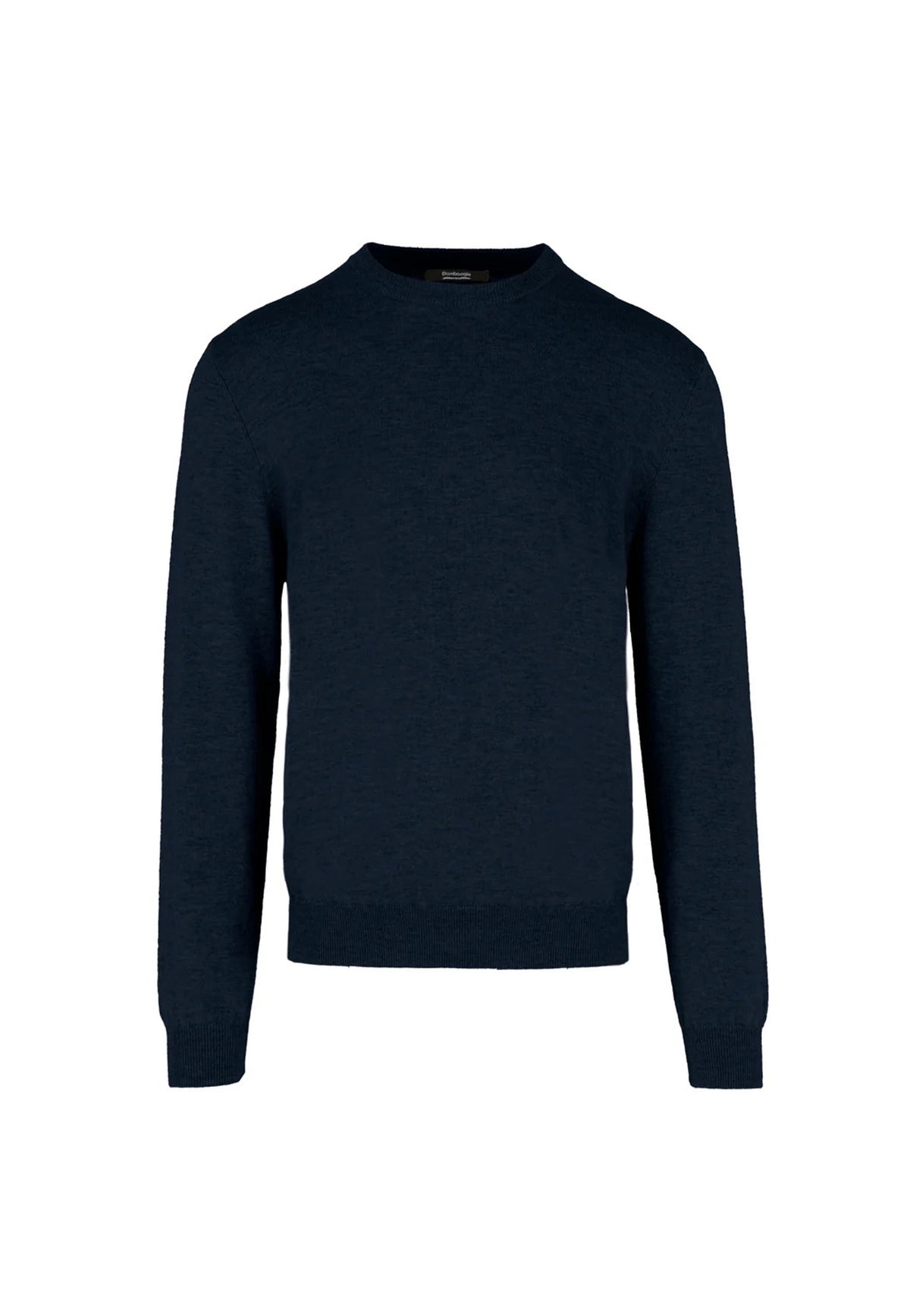 Maglione girocollo blu invernale lana regular fit Bomboogie A26 MM8817TKWO6 205M205M BOMBOOGIE 