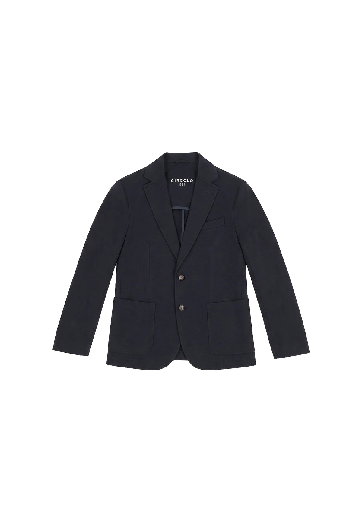 Giacca Blazer  felpa blu notte light fleece Circolo 1901 A26 CN5370 851851 CIRCOLO 1901 