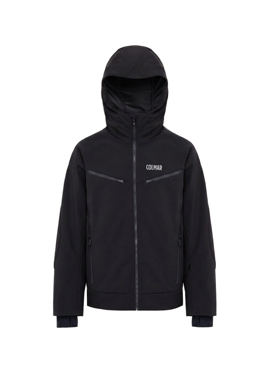 Giacca nera da sci neve in softshell impermeabile traspirante Colmar A26 13000003 6XZ99 COLMAR 