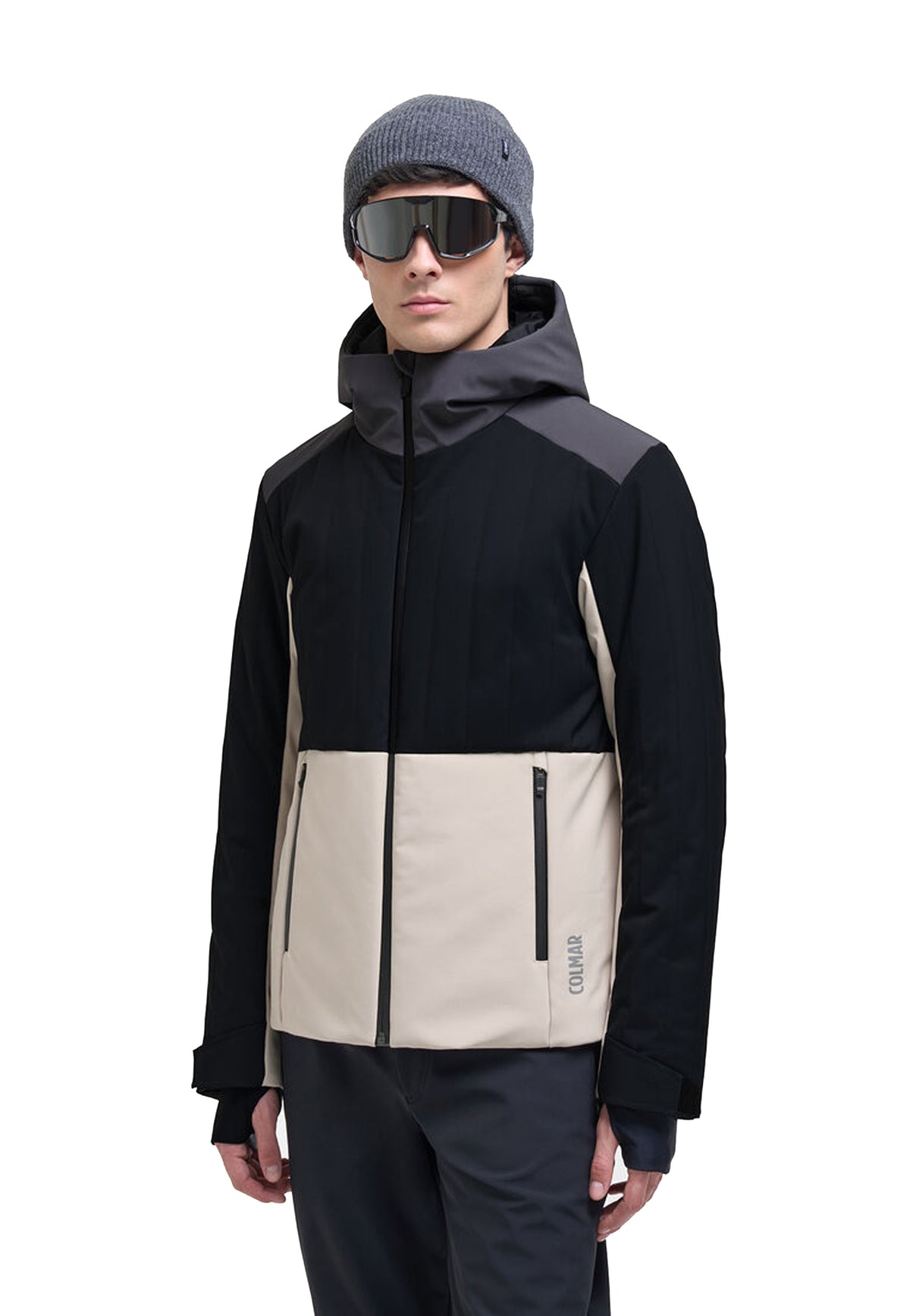 Giacca da sci nero e beige softshell Blend Colmar A26 13000006 6XZ234 COLMAR 