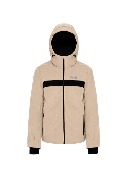 Giacca da sci neve beige in velluto impermeabile Colmar A26 13000008 7YS740 COLMAR 