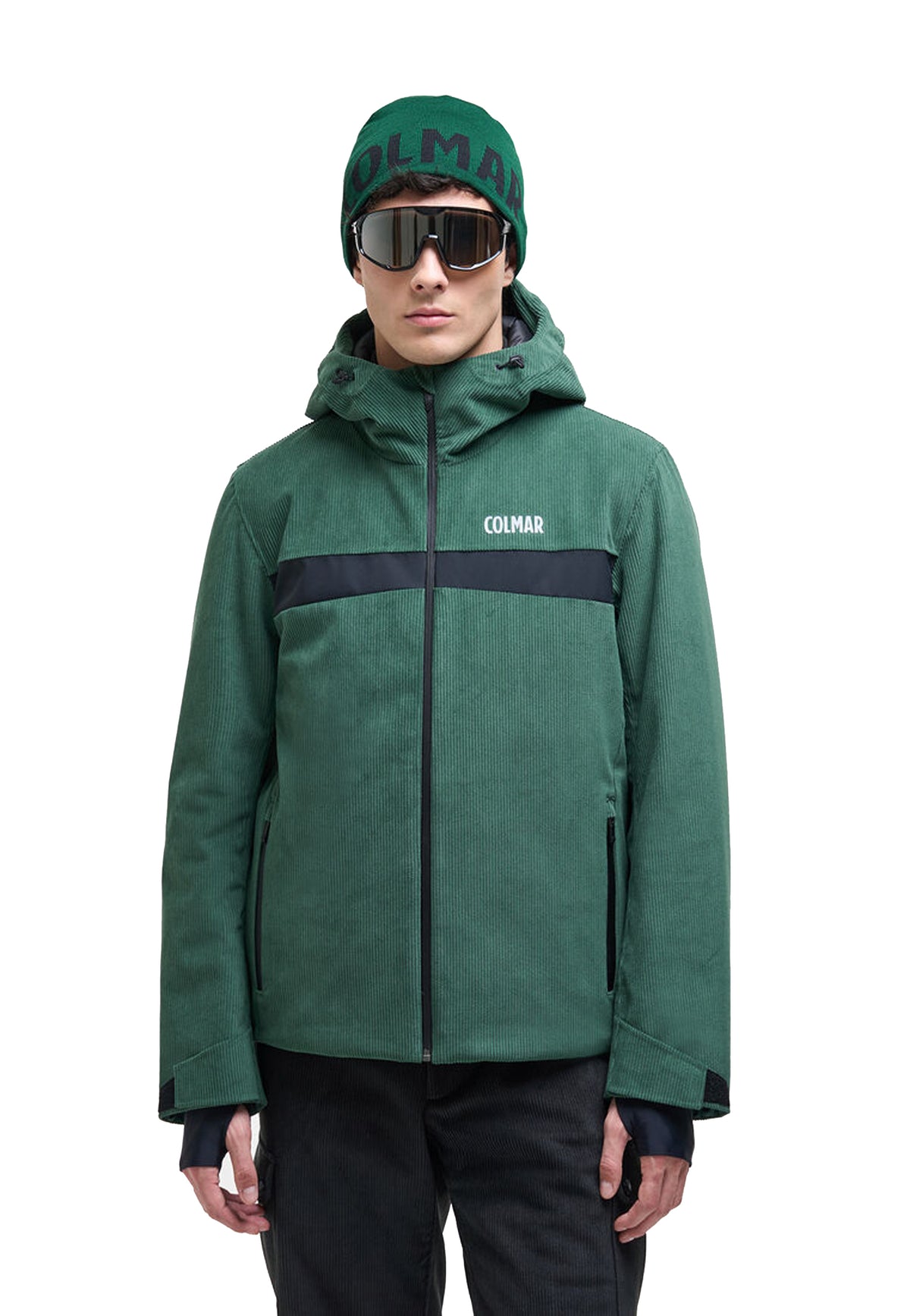 Giacca da sci neve verde in velluto impermeabile Colmar A26 13000008 7YS784 COLMAR 