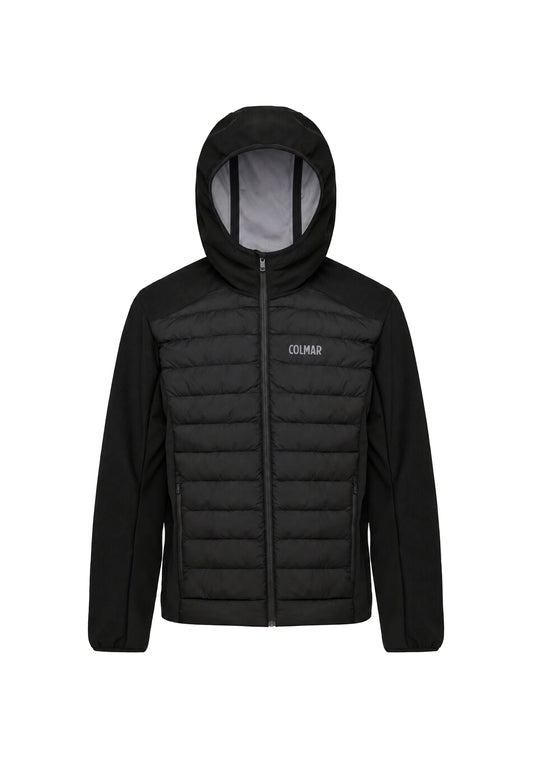 Giacca nera outdoor tecnica trapuntata softshell impermeabile Colmar A26 13000015M 2XX99 COLMAR 