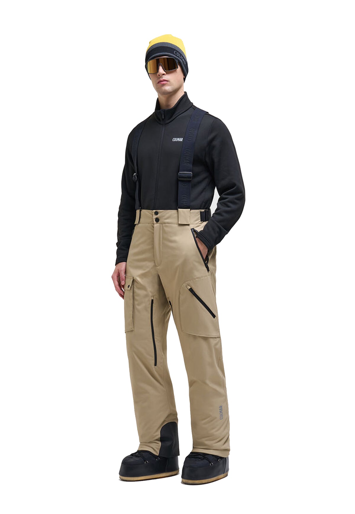 Pantalone salopette beige uomo sci imbottita Colmar A26 14000028 1VC740 COLMAR 