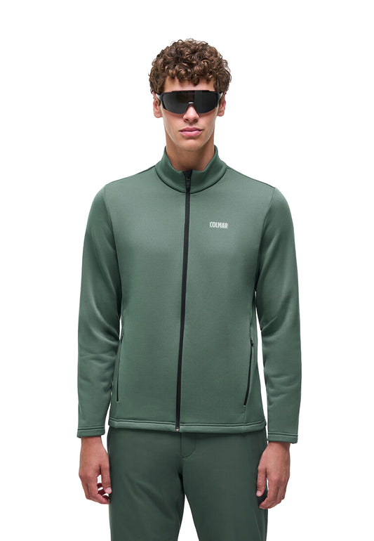 Felpa pile da sci verde full zip Colmar A26 83000022 5WU784 COLMAR 