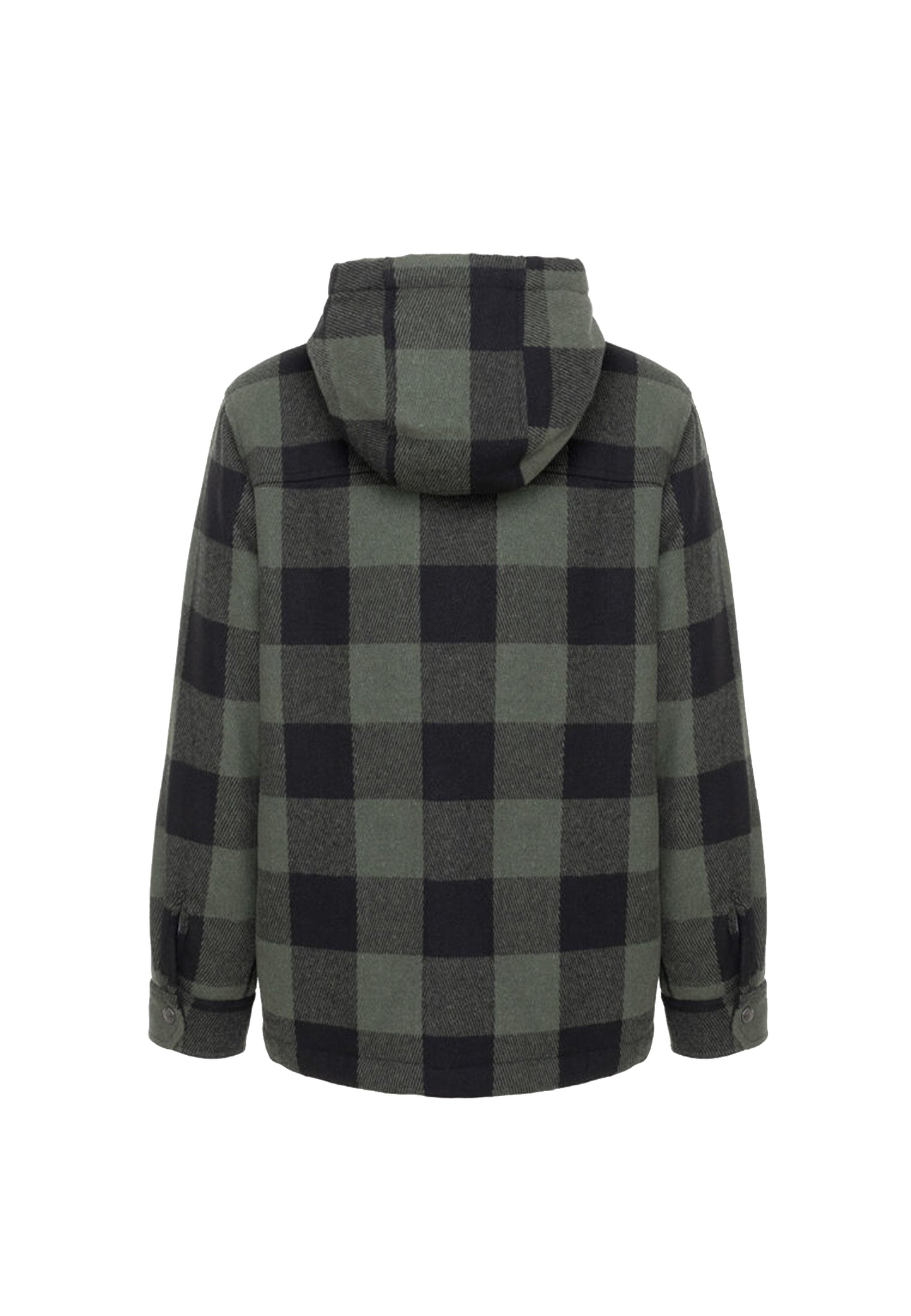 Giacca overshirt imbottita con cappuccio verde flanella quadri Colmar A26 11000015 3MO797 COLMAR ORIGINALS 
