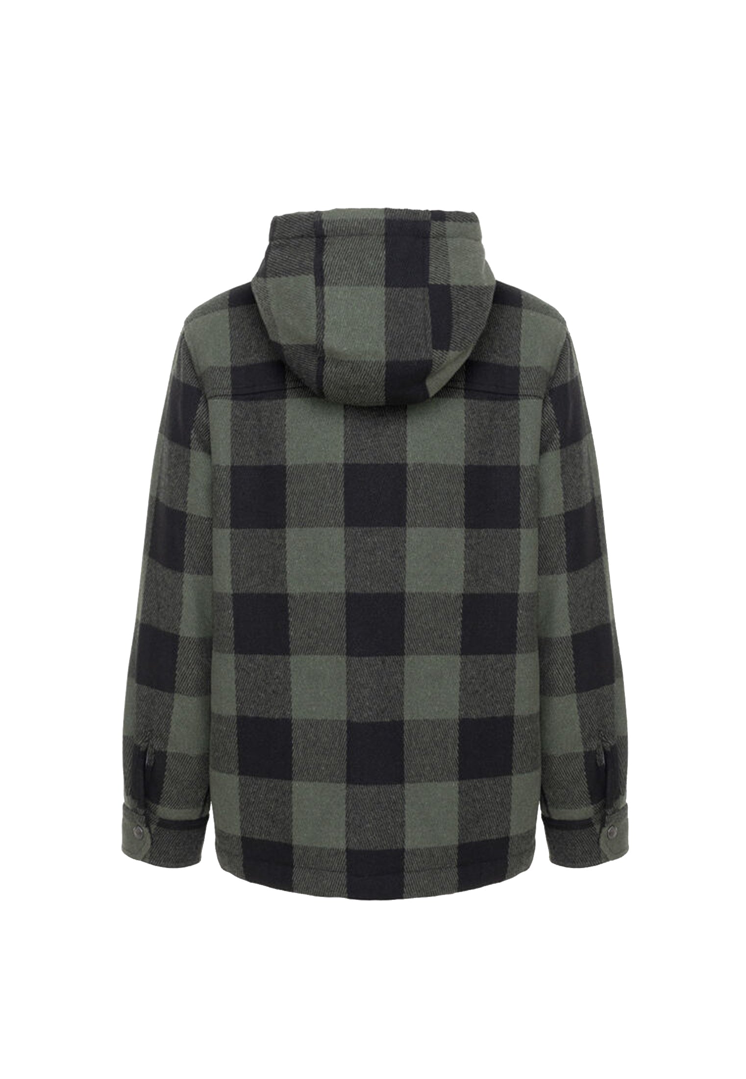 Giacca overshirt imbottita con cappuccio verde flanella quadri Colmar A26 11000015 3MO797 COLMAR ORIGINALS 