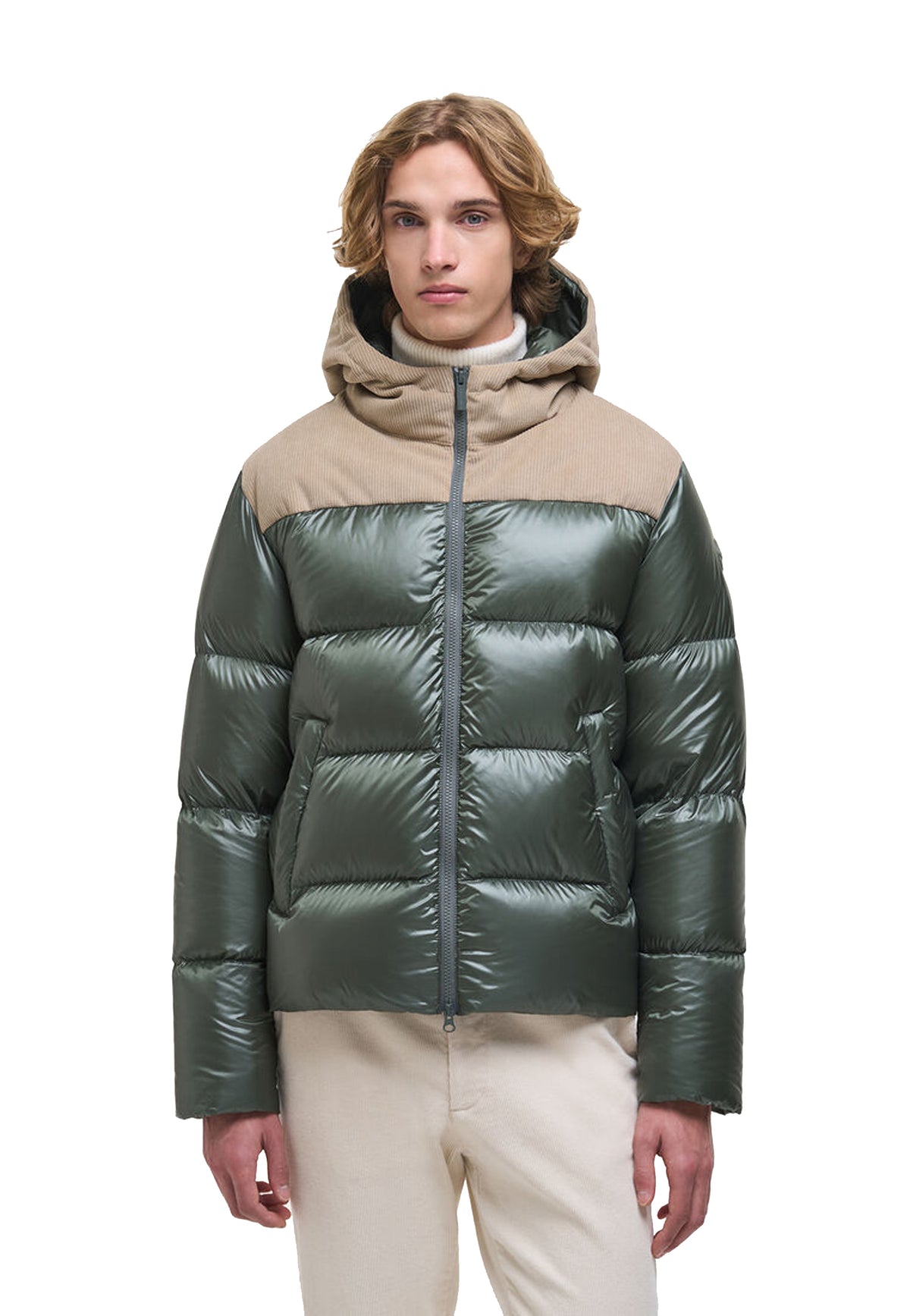 Giubbino Piumino con inserti velluto Colmar A26 12000020 9YN498 COLMAR ORIGINALS 