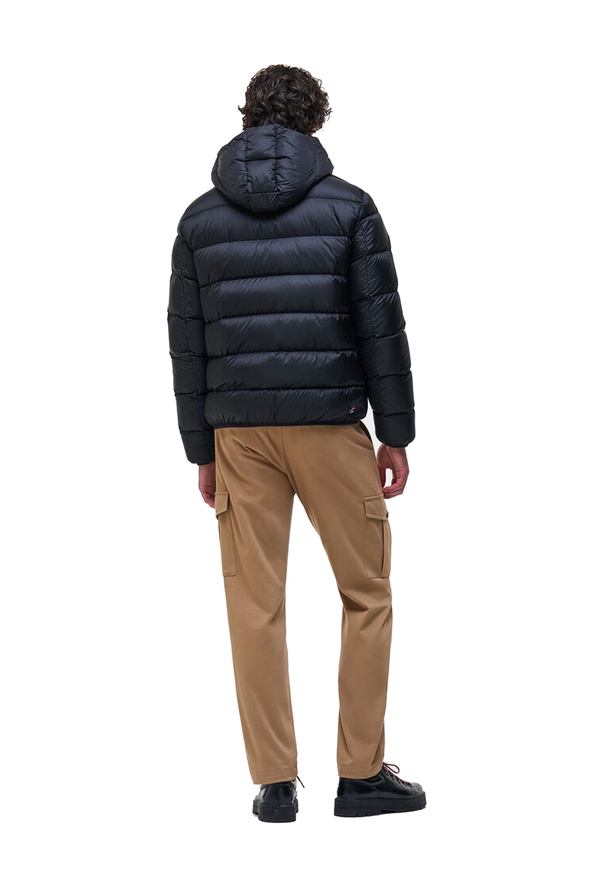 Giubbino Piumino nero lucido con cappuccio staccabile Colmar A26 12000031 3JQ99 COLMAR ORIGINALS 