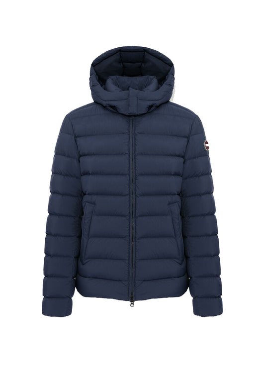 Giubbino Piumino imbottito blu con cappuccio staccabile Colmar A26 12000052 4ZP68 COLMAR ORIGINALS 