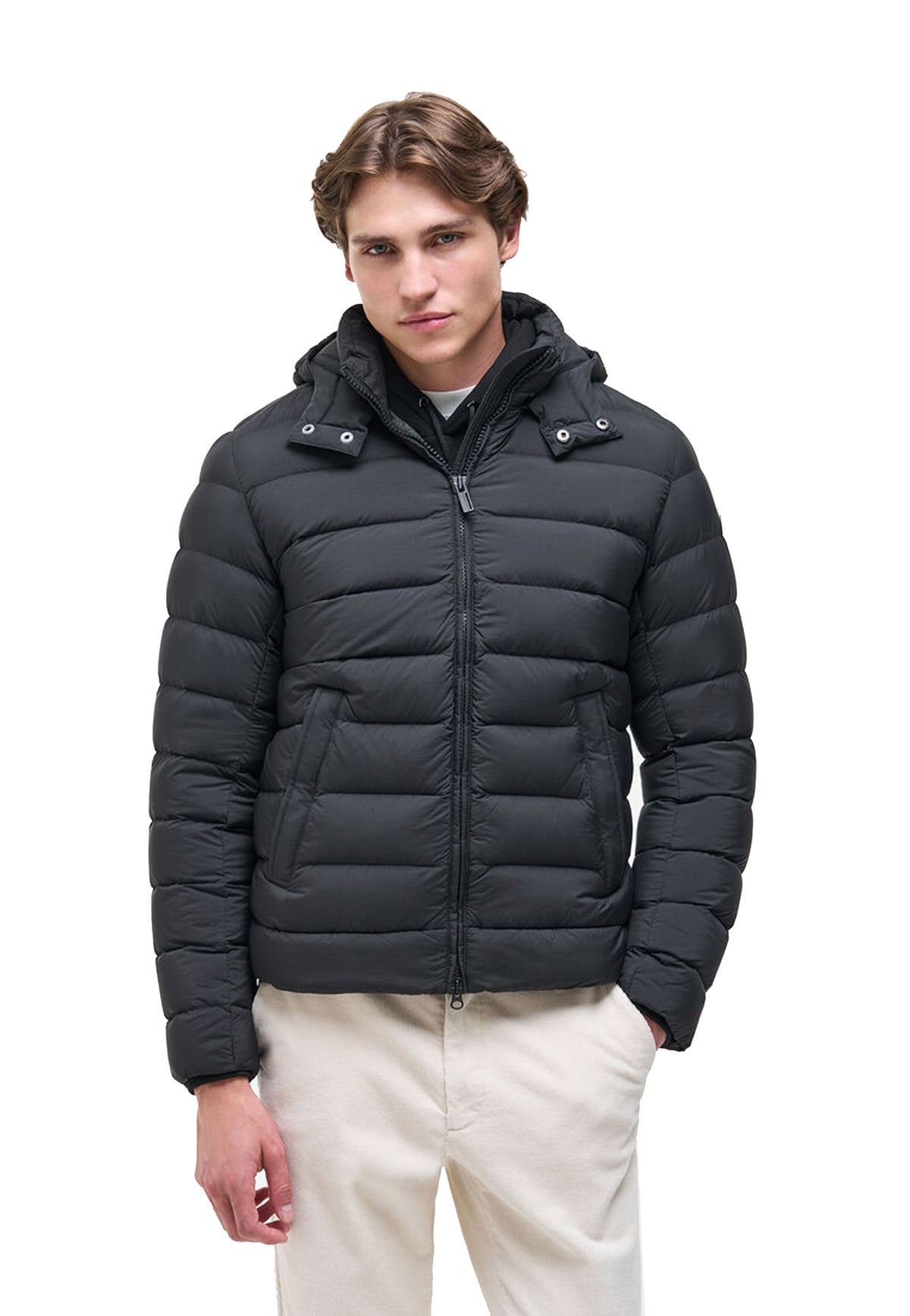 Giubbino Piumino imbottito nero con cappuccio staccabile Colmar A26 12000052 4ZP99 COLMAR ORIGINALS 