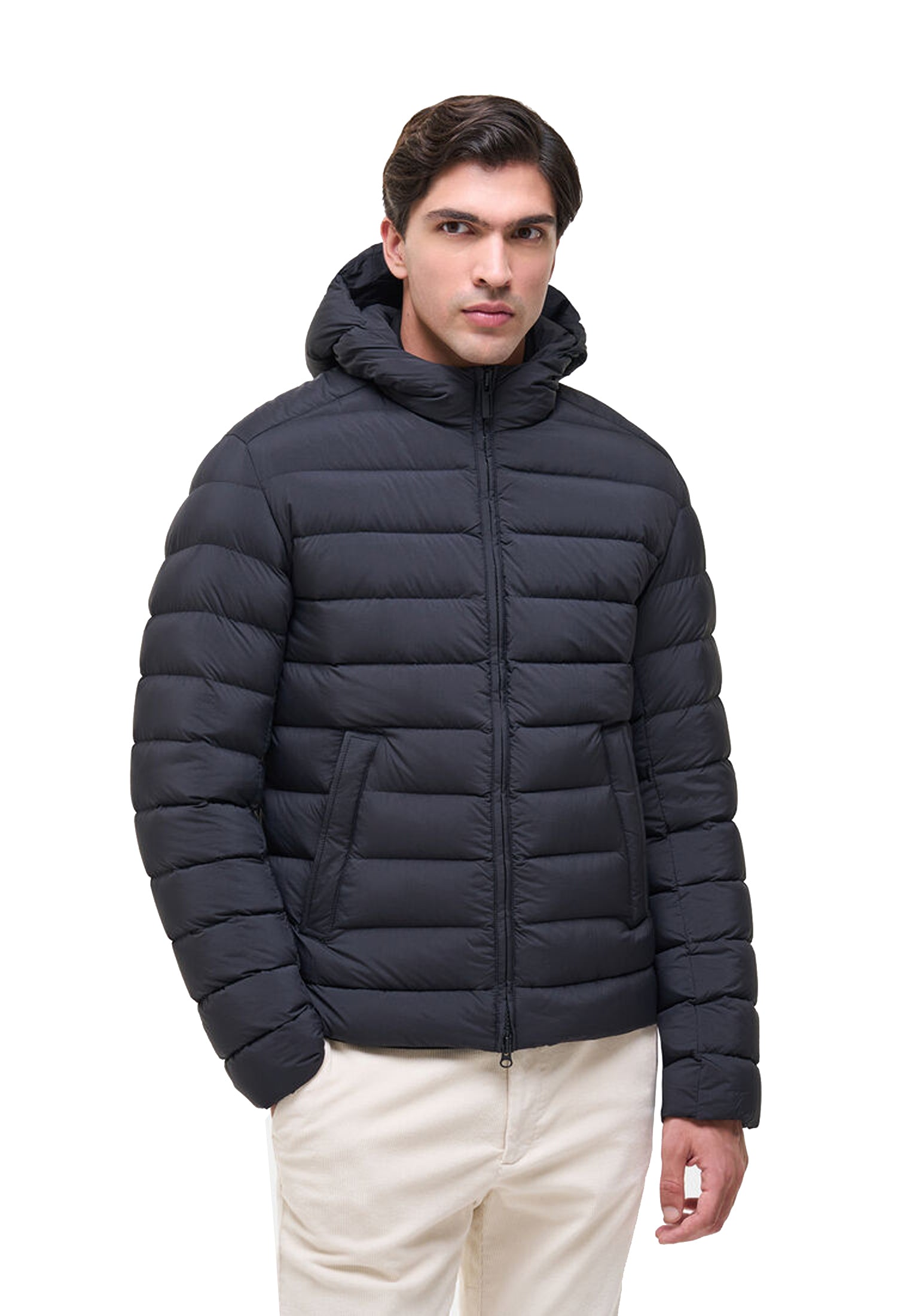Giubbino Piumino imbottito nero opaco con cappuccio Colmar A26 12000053R 4ZP99 COLMAR ORIGINALS 