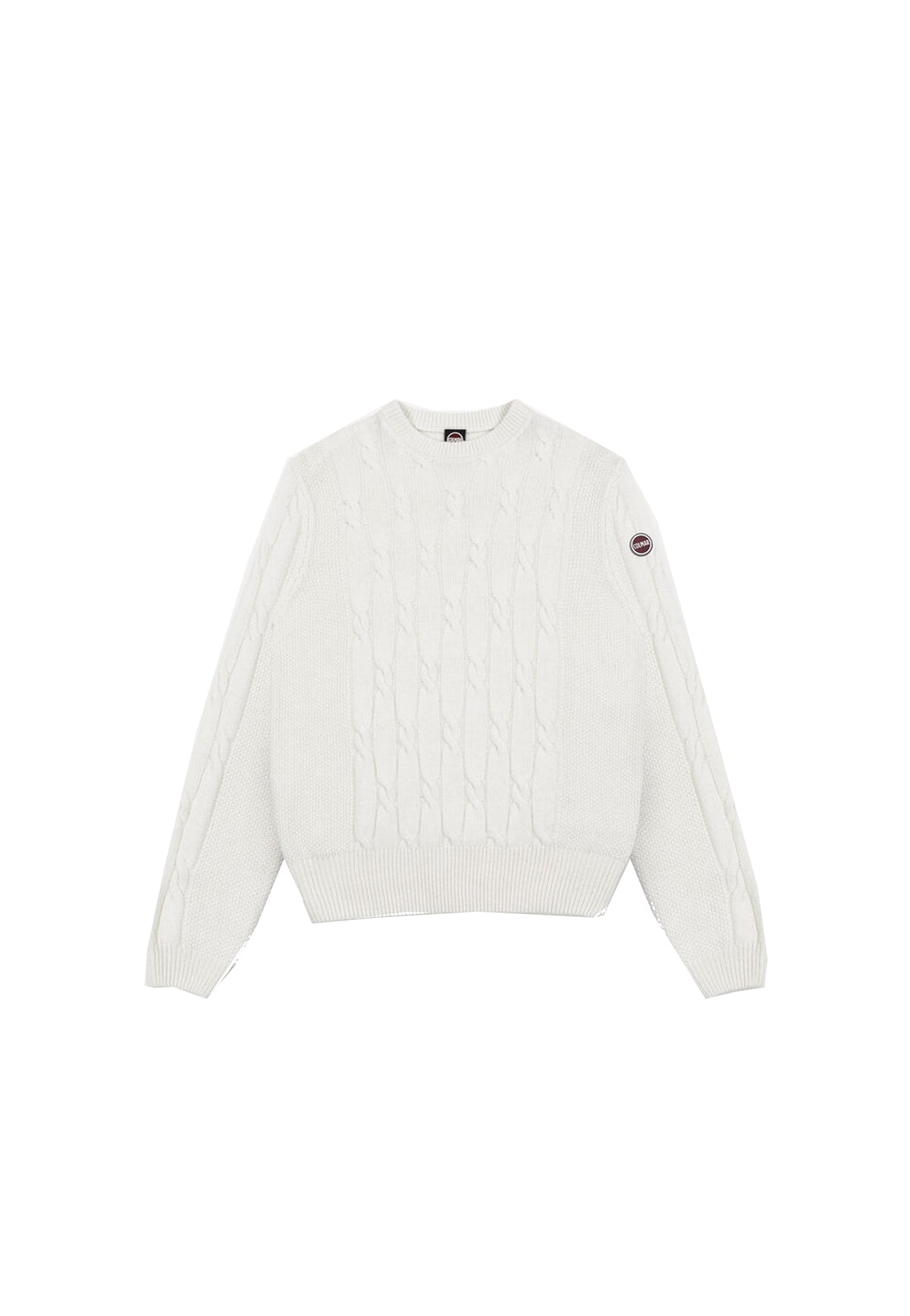 Maglia pullover girocollo misto lana panna trecce Colmar A26 44000012 2IG624 COLMAR ORIGINALS 