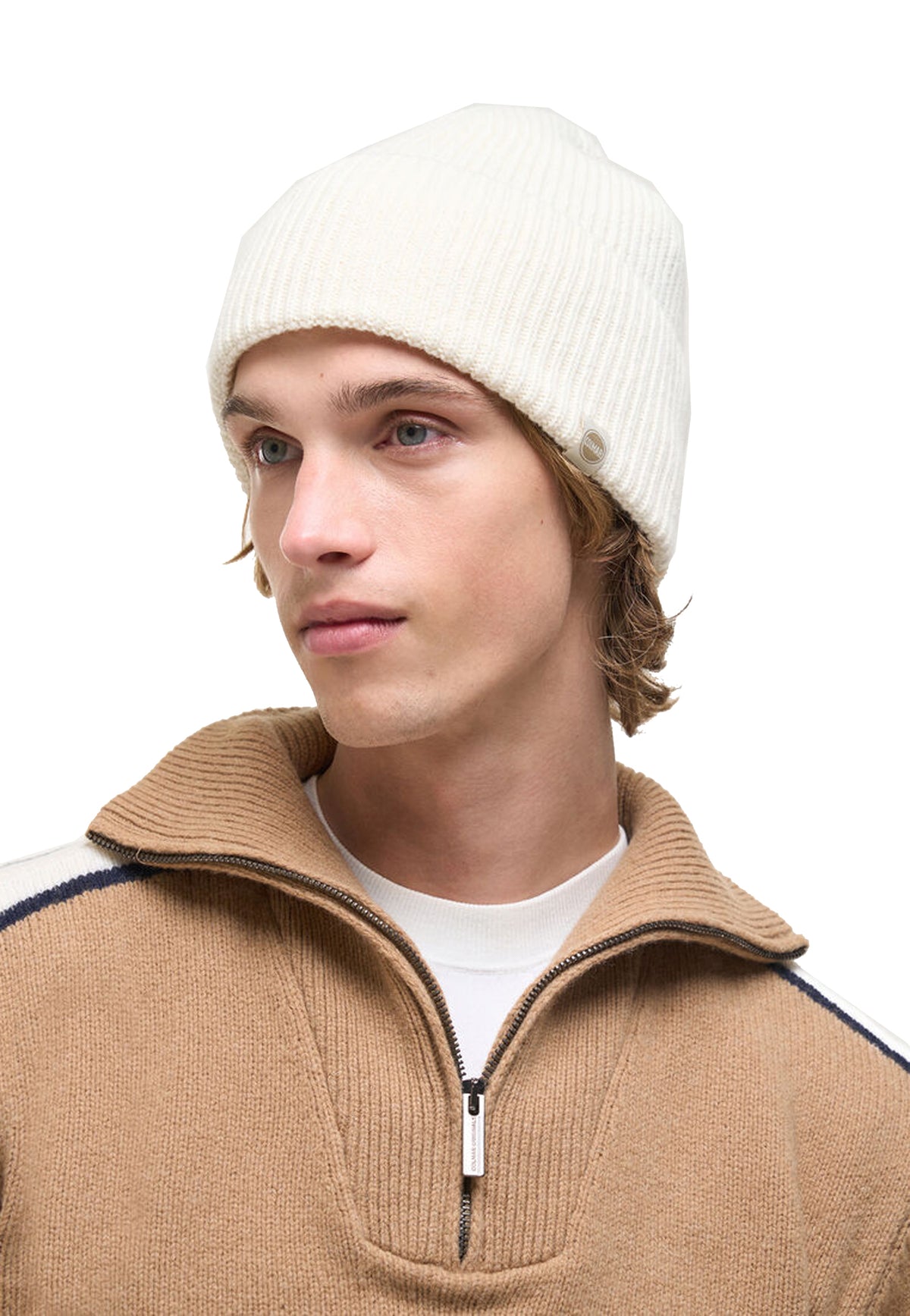 Berretto bianco uomo lana a coste Colmar A26 50000019 3NZ624 COLMAR ORIGINALS 