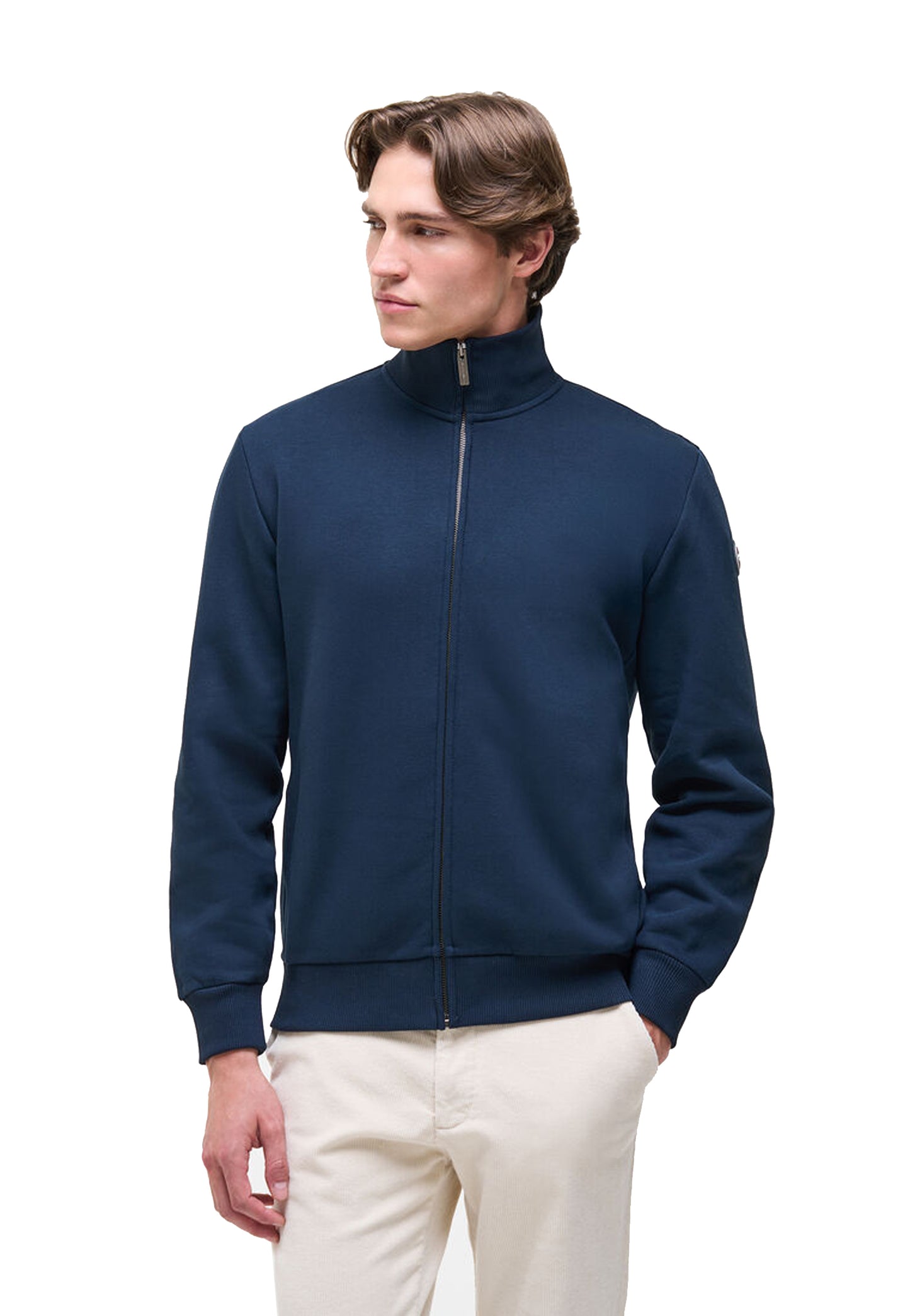 Felpa full zip blu cotone felpato Colmar A26 62000003R 1WX68 COLMAR ORIGINALS 