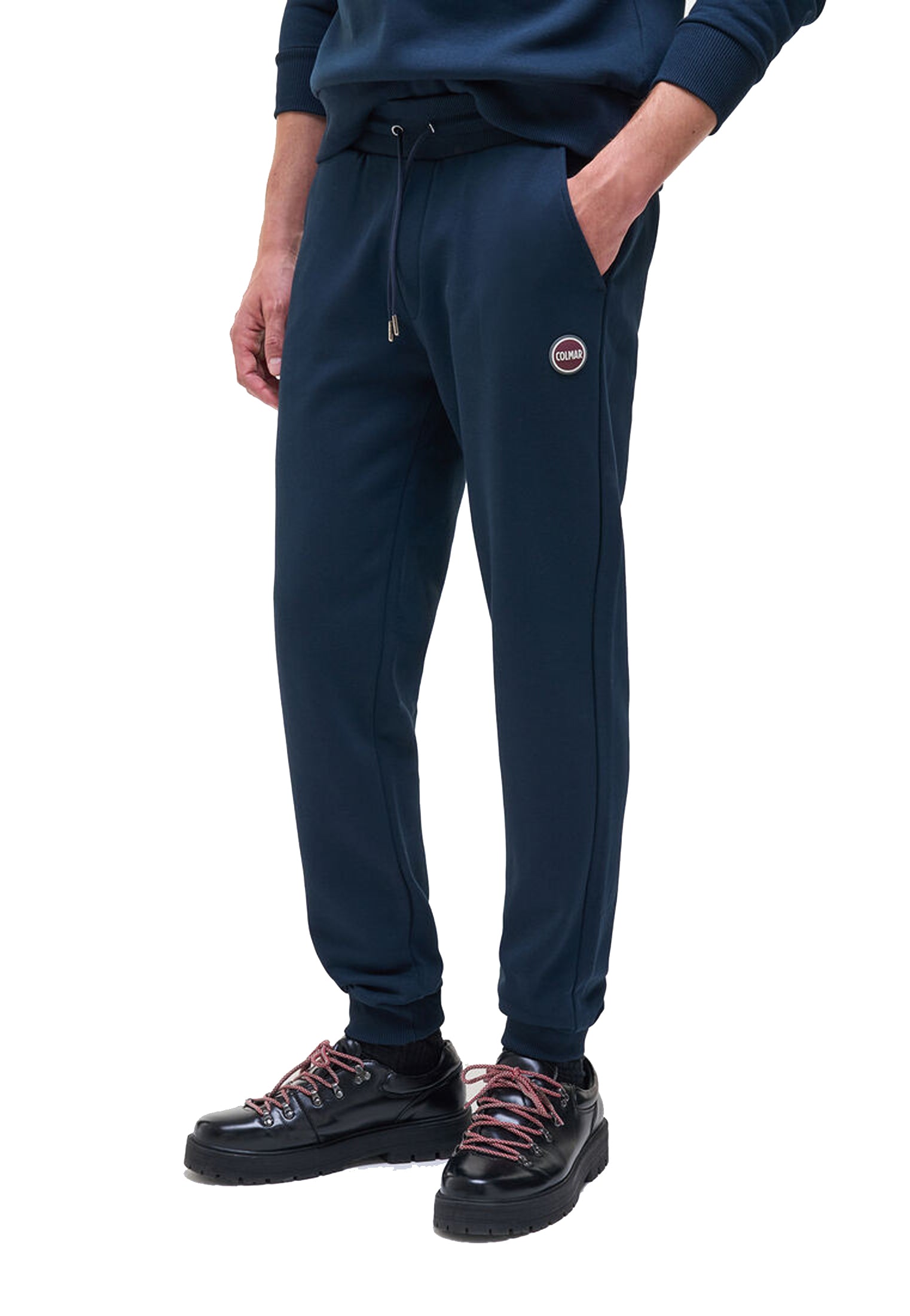 Pantaloni blu da tuta jogger in cotone felpato Colmar A26 62000005 1WX68 COLMAR ORIGINALS 