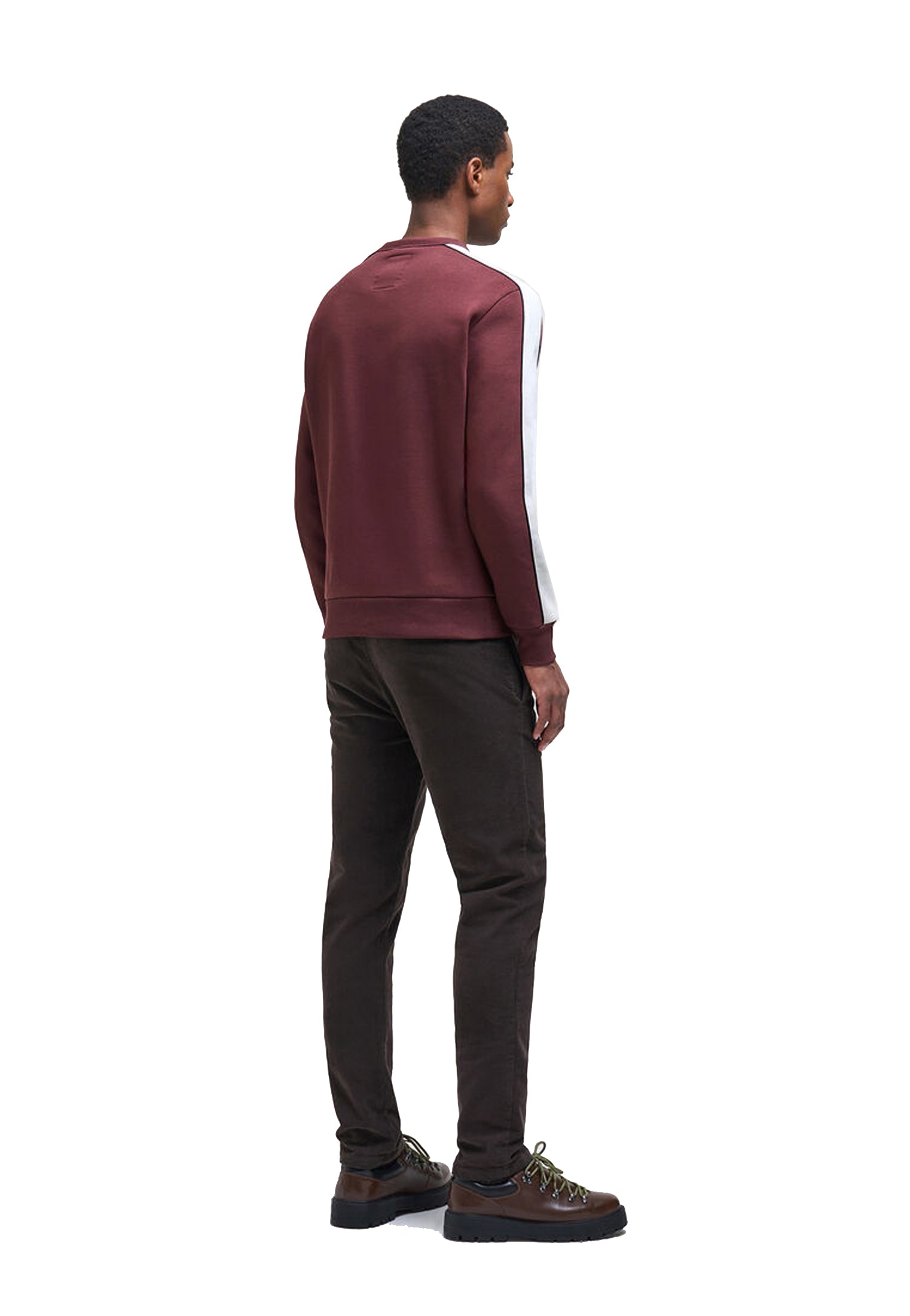 Felpa girocollo bordeaux cotone felpata Heritage Colmar A26 62000020 3LN257 COLMAR ORIGINALS 
