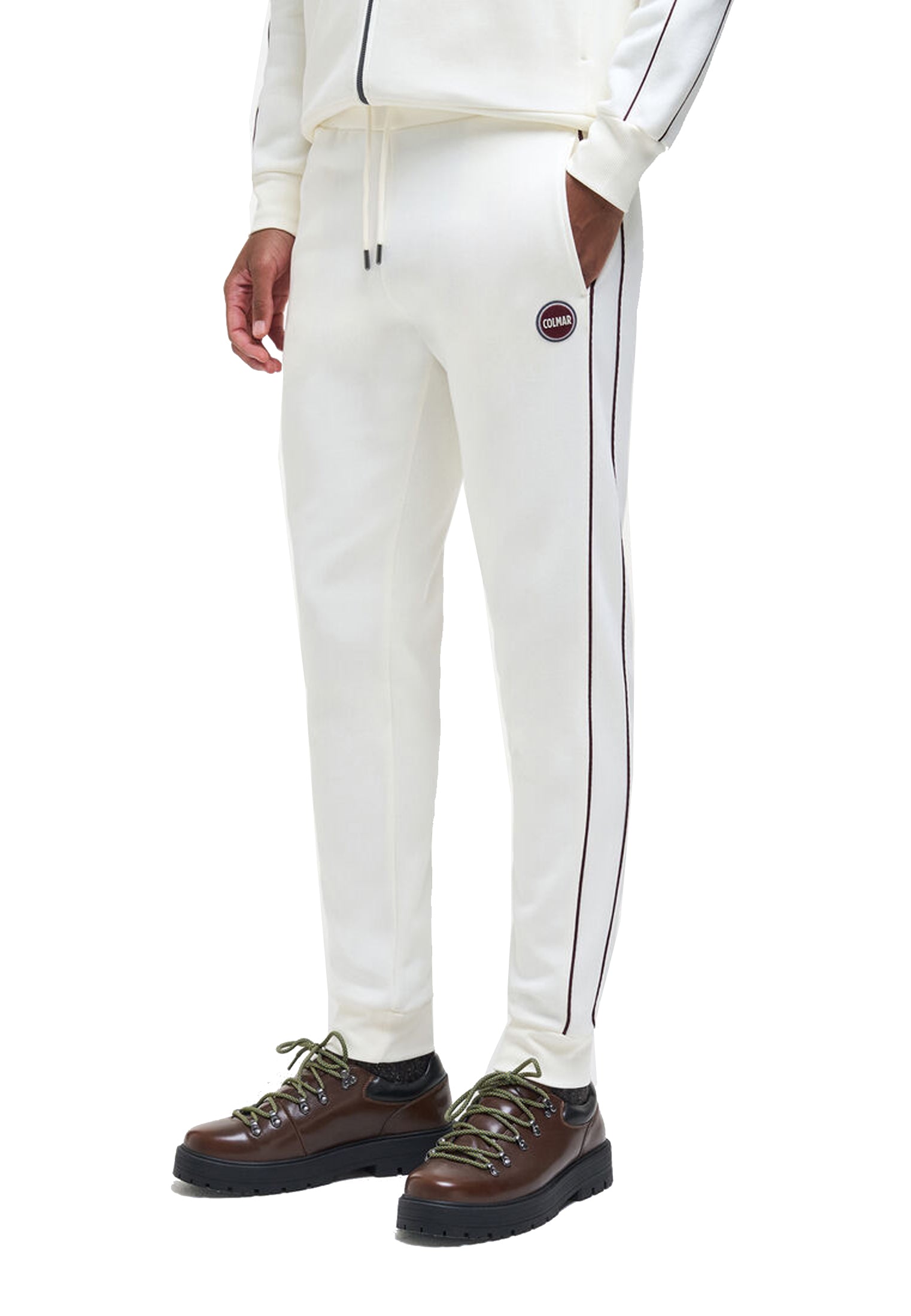 Pantaloni panna da tuta jogging cotone felpato Heritage Colmar A26 62000021 3LN624 COLMAR ORIGINALS 