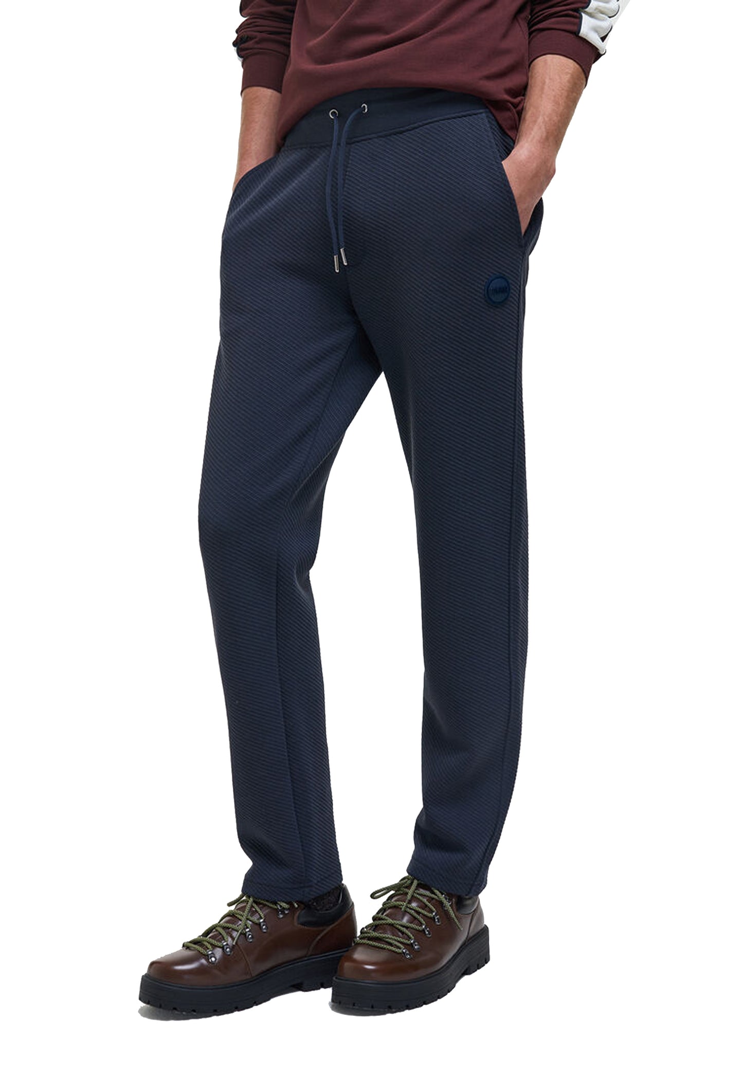 Pantaloni blu tuta jogging jacquard Colmar A26 62000097 1ZI68 COLMAR ORIGINALS 