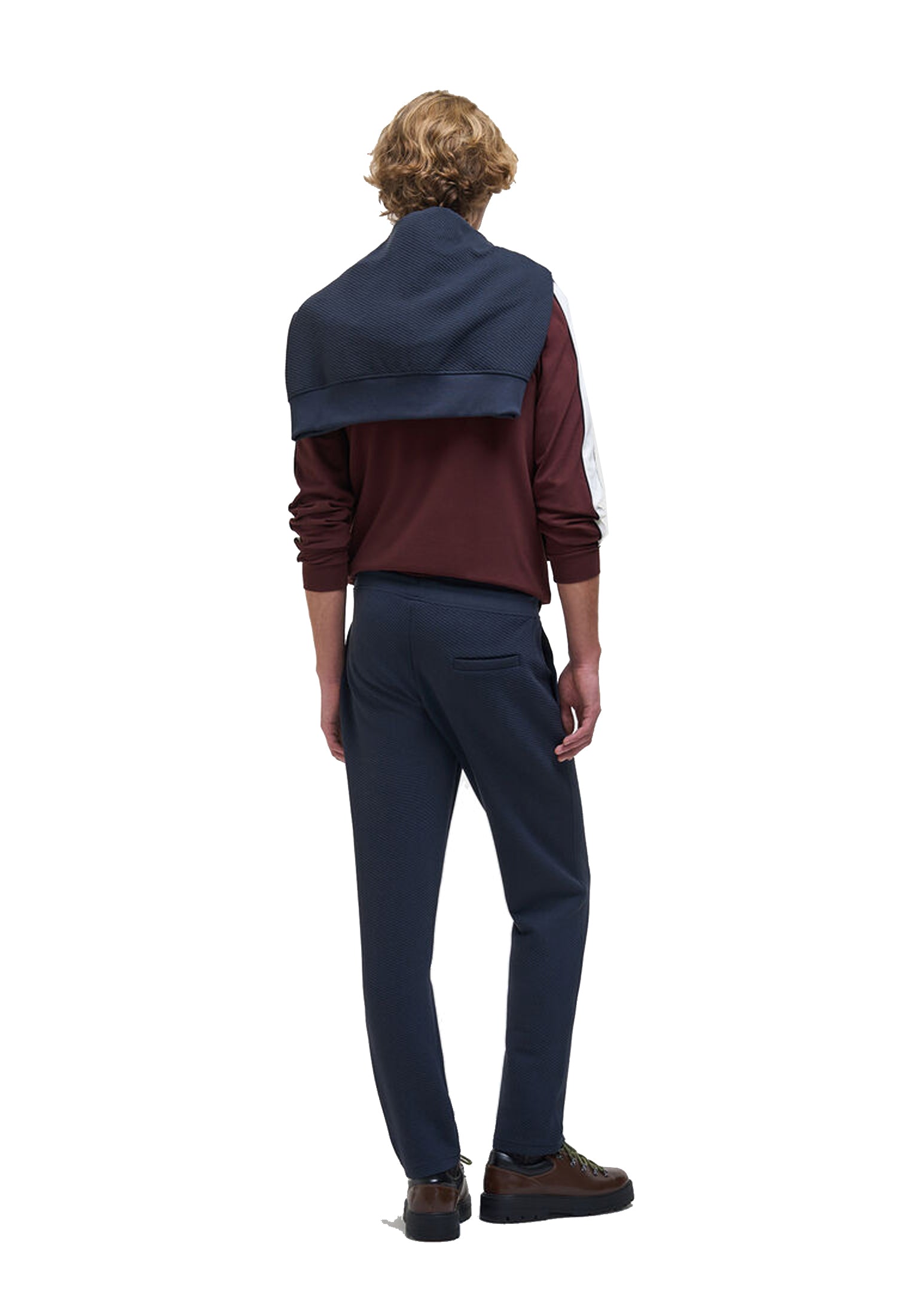 Pantaloni blu tuta jogging jacquard Colmar A26 62000097 1ZI68 COLMAR ORIGINALS 