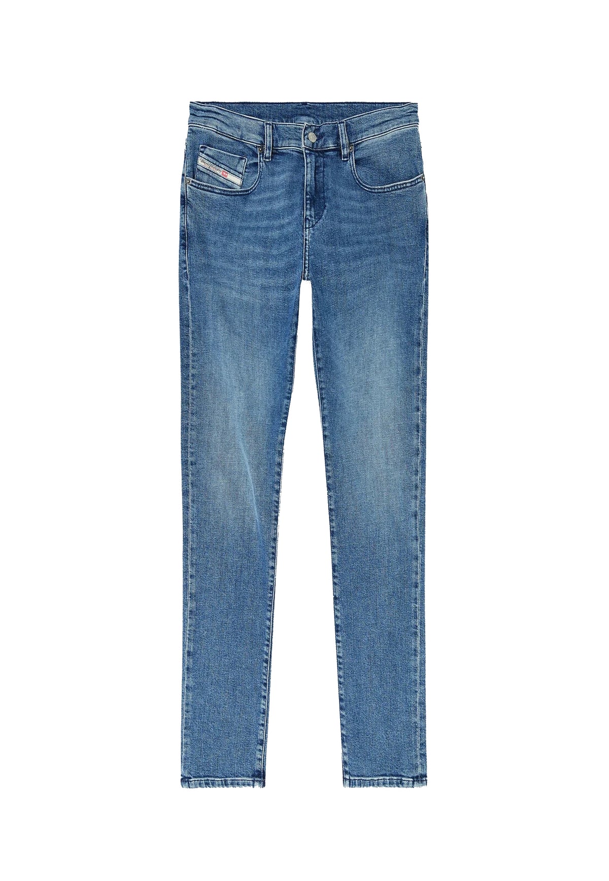 Pantaloni jeans slim fit vita mesia 2019 D-Strukt Diesel A26 A03558 0HDBK 01 900900 DIESEL 