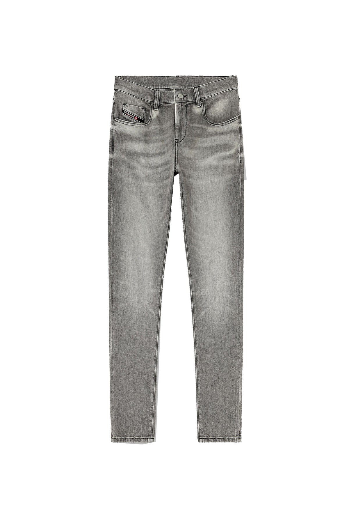 Pantaloni jeans grigi slim fit vita media 2019 D-Strukt Diesel A26 A03558 0KBBL 02 88 DIESEL 