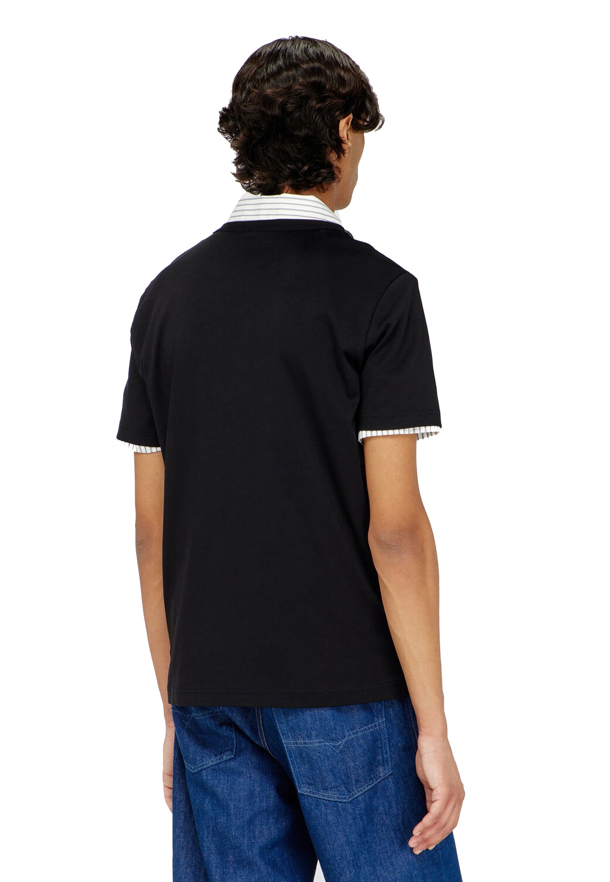 T-shirt girocollo nero cotone Miegor-K77 Diesel A26 A14819 0PJBG 9XXD 44 DIESEL 