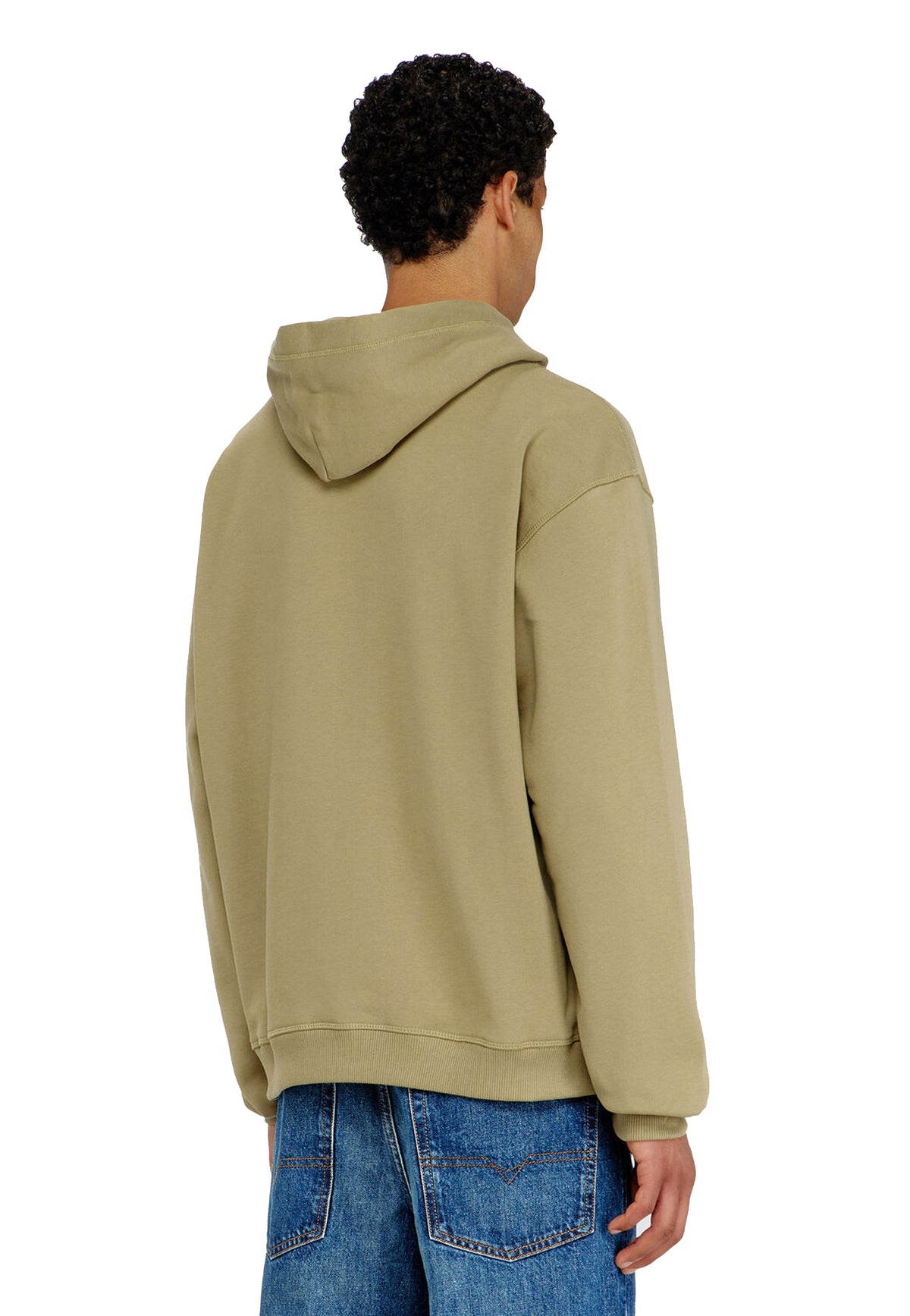 Felpa con cappuccio verde Norm Diesel A26 A20447 0BKBW 5LE 358358 DIESEL 
